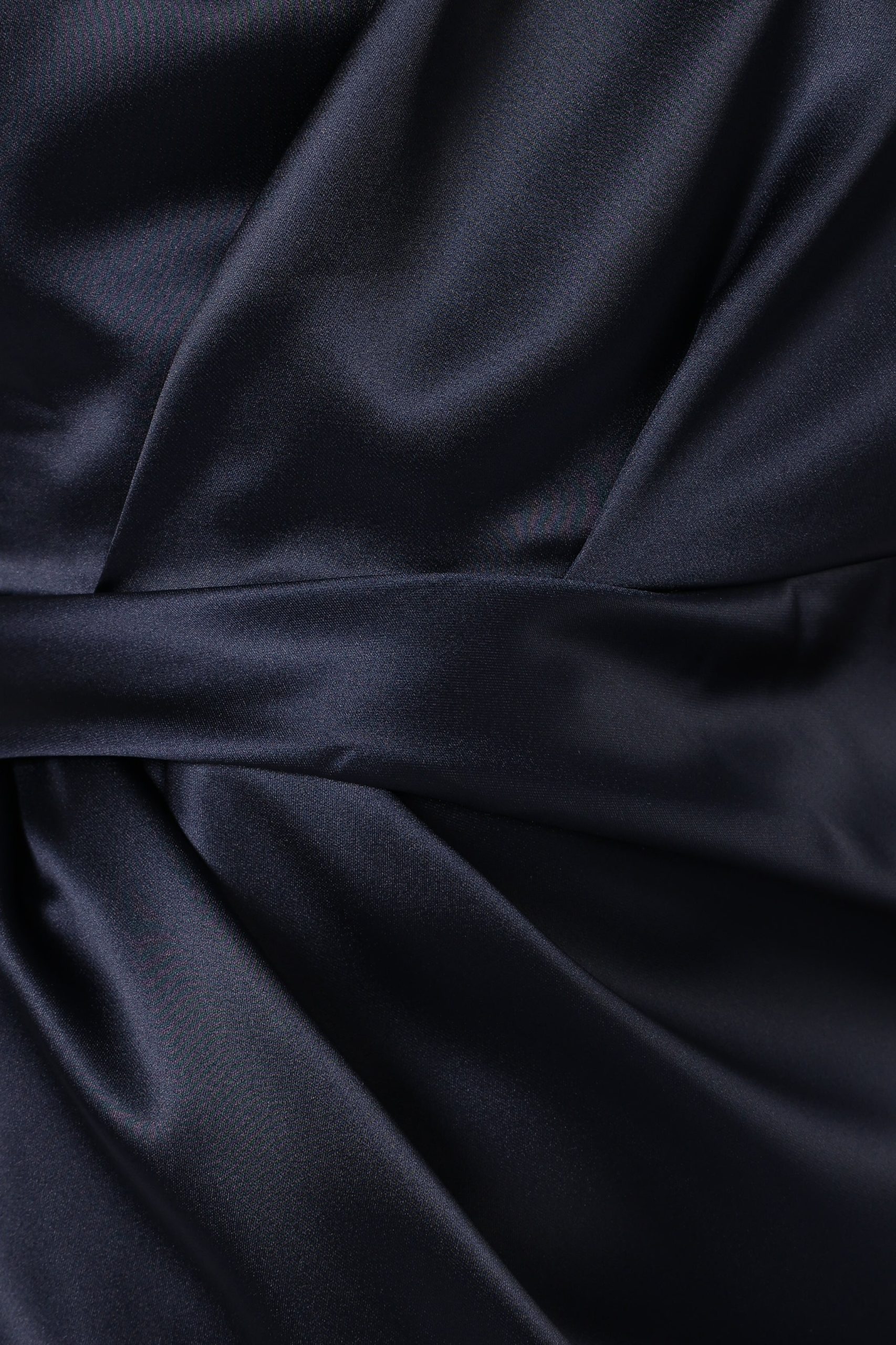 Nadia One Shoulder Maxi Dress - Navy - Image 9