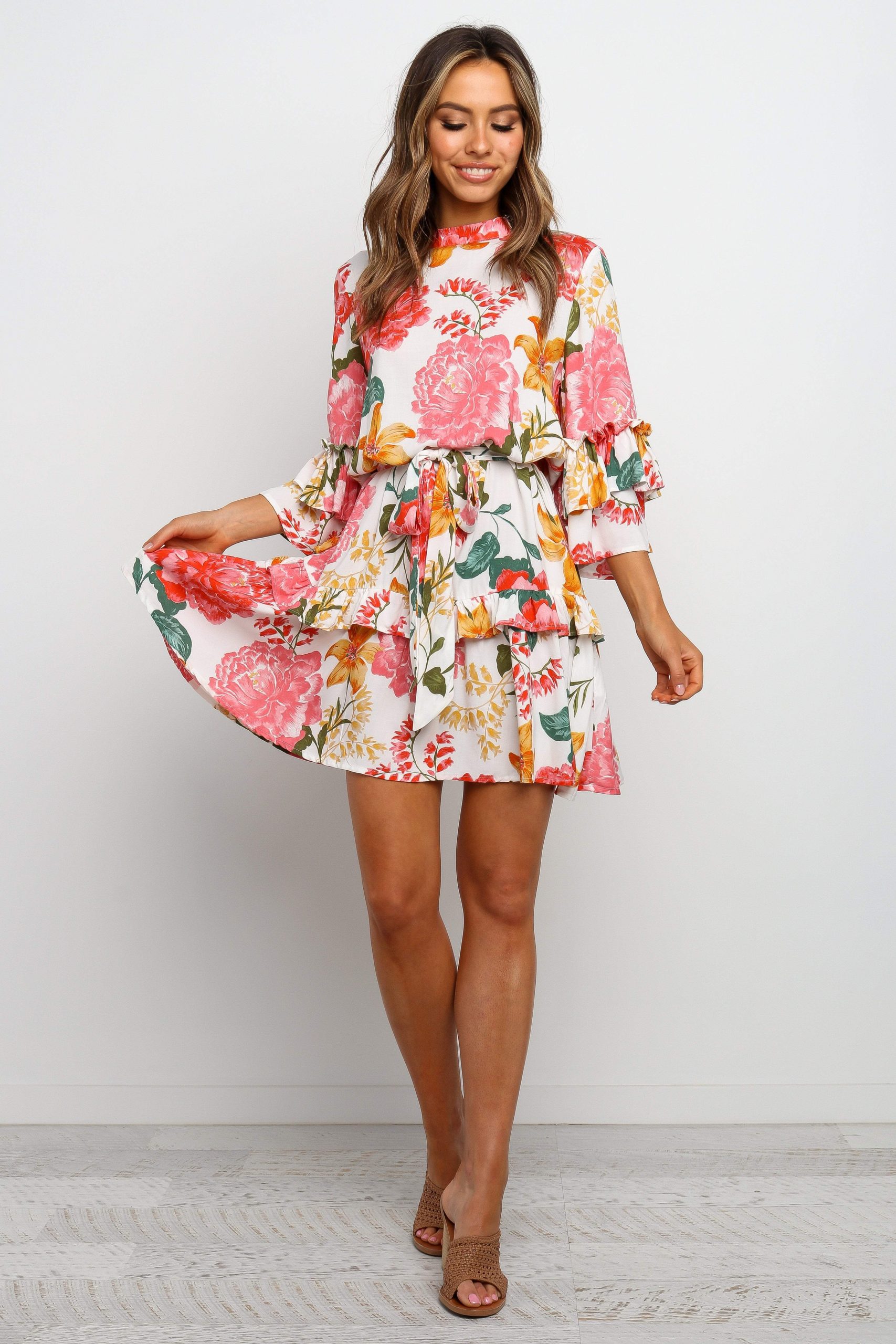 Peta Dress - White - Image 11