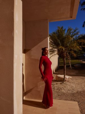 Ramoni Maxi Dress - Ruby