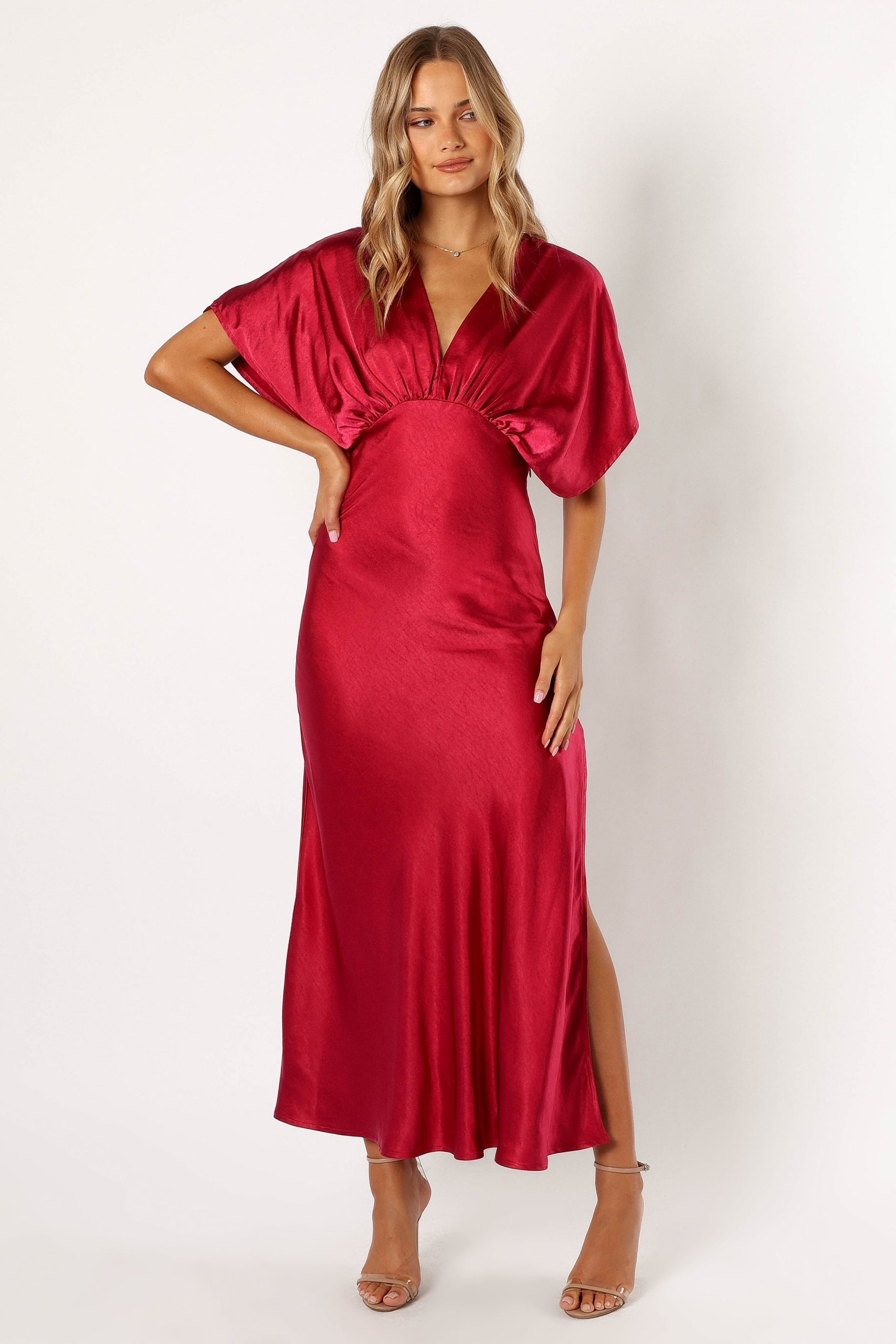 Ricki Maxi Dress - Ruby Wine - Image 2