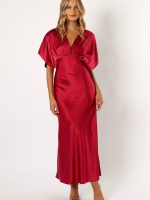 Ricki Maxi Dress - Ruby Wine