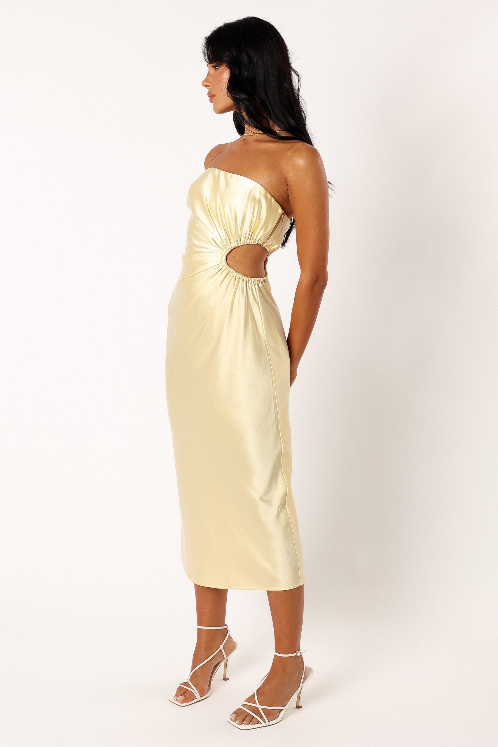 Saraya Midi Dress - Butter - Image 4