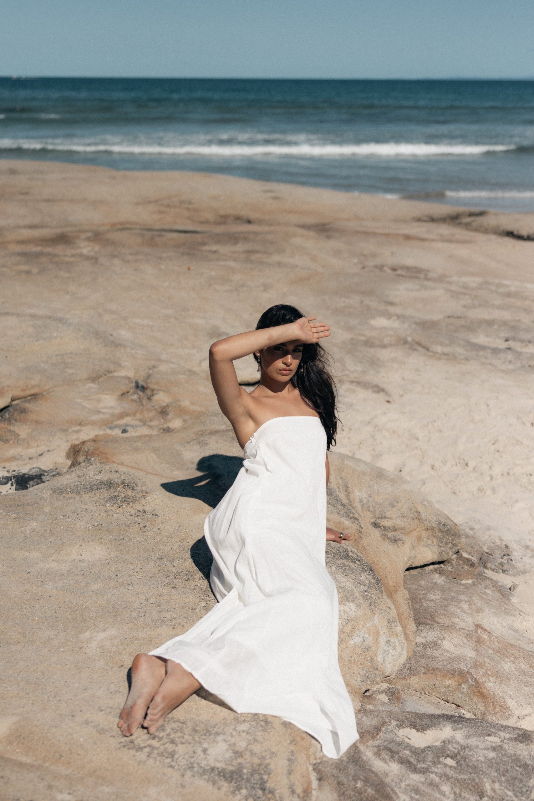 Soph Strapless Maxi Dress - White - Image 9