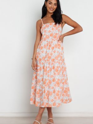 Tawo Dress - Orange Floral