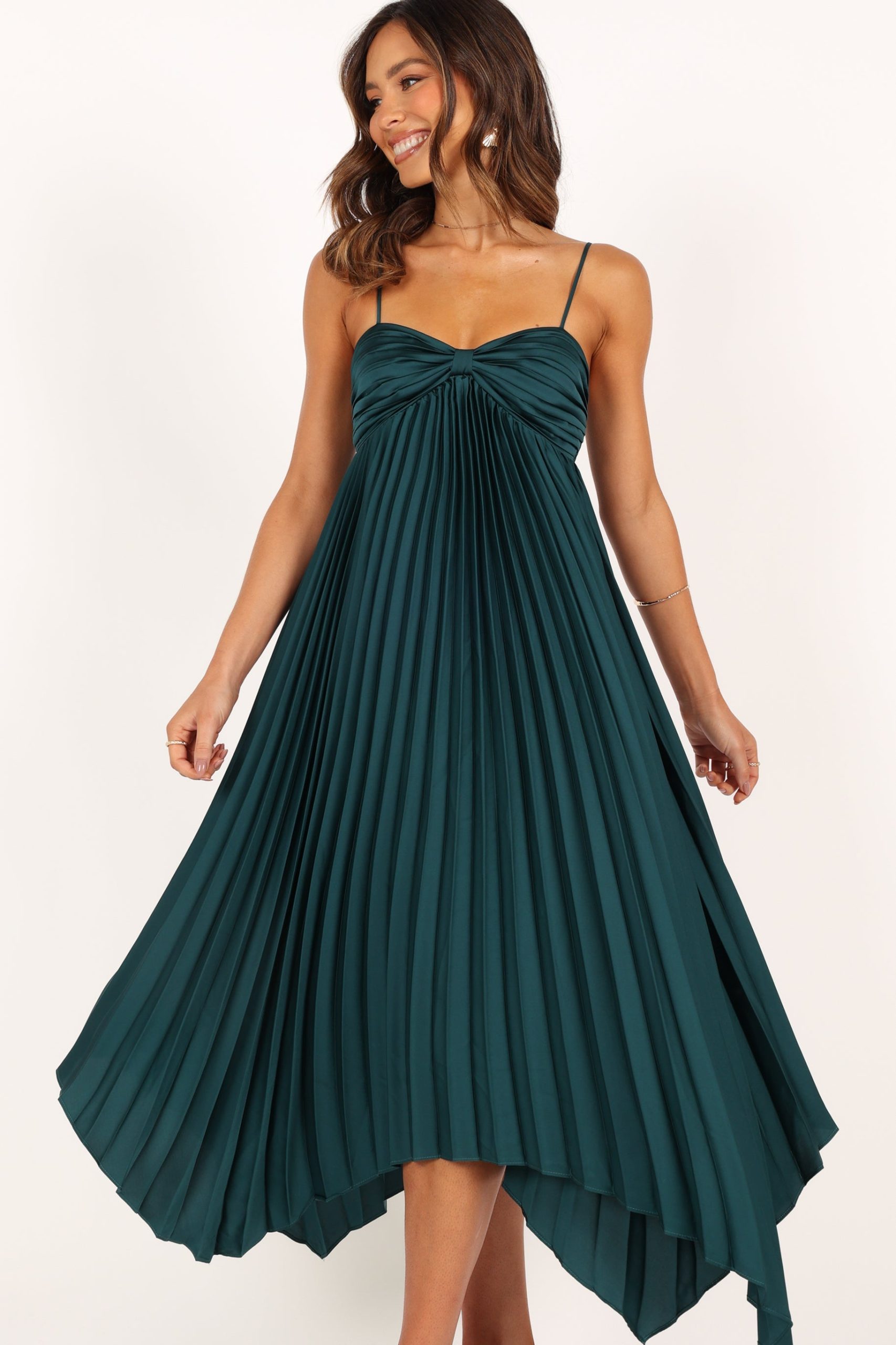 Vikki Dress - Emerald - Image 3