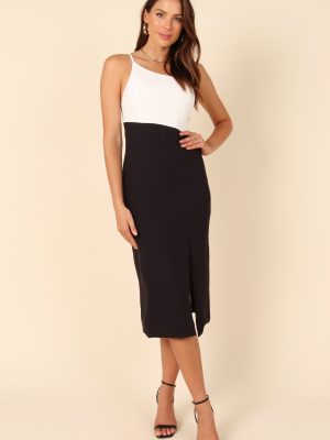 Xiomar Dress - White/Black