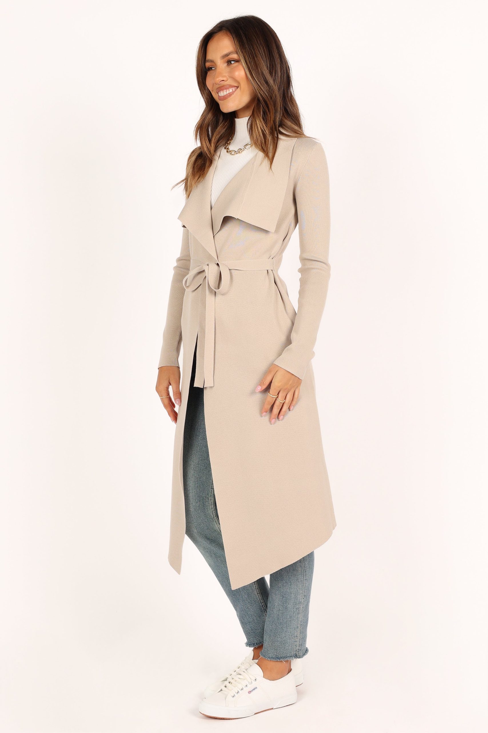 Audrina Cardigan - Stone - Image 4