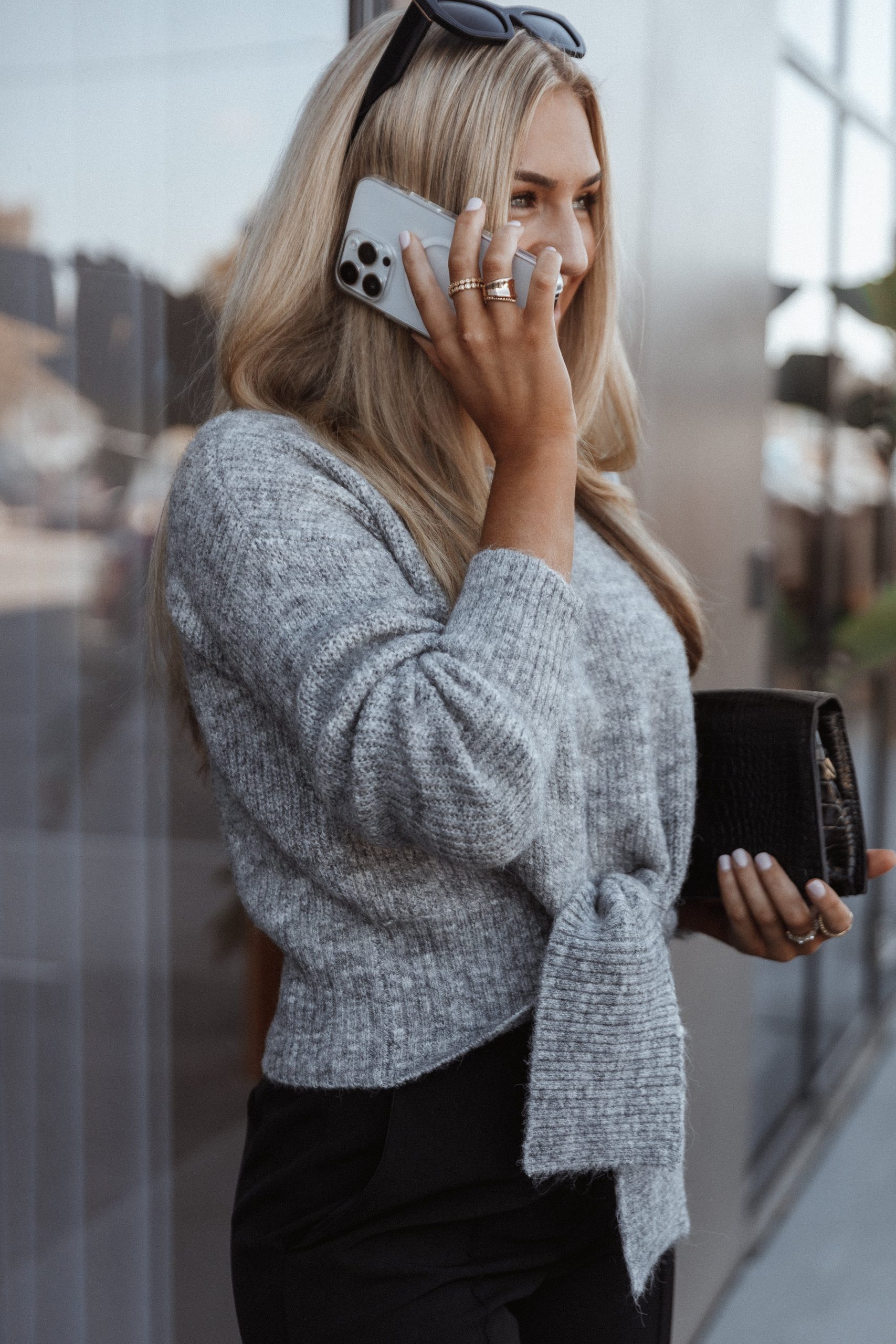 Captivate Knit Sweater - Grey - Image 2