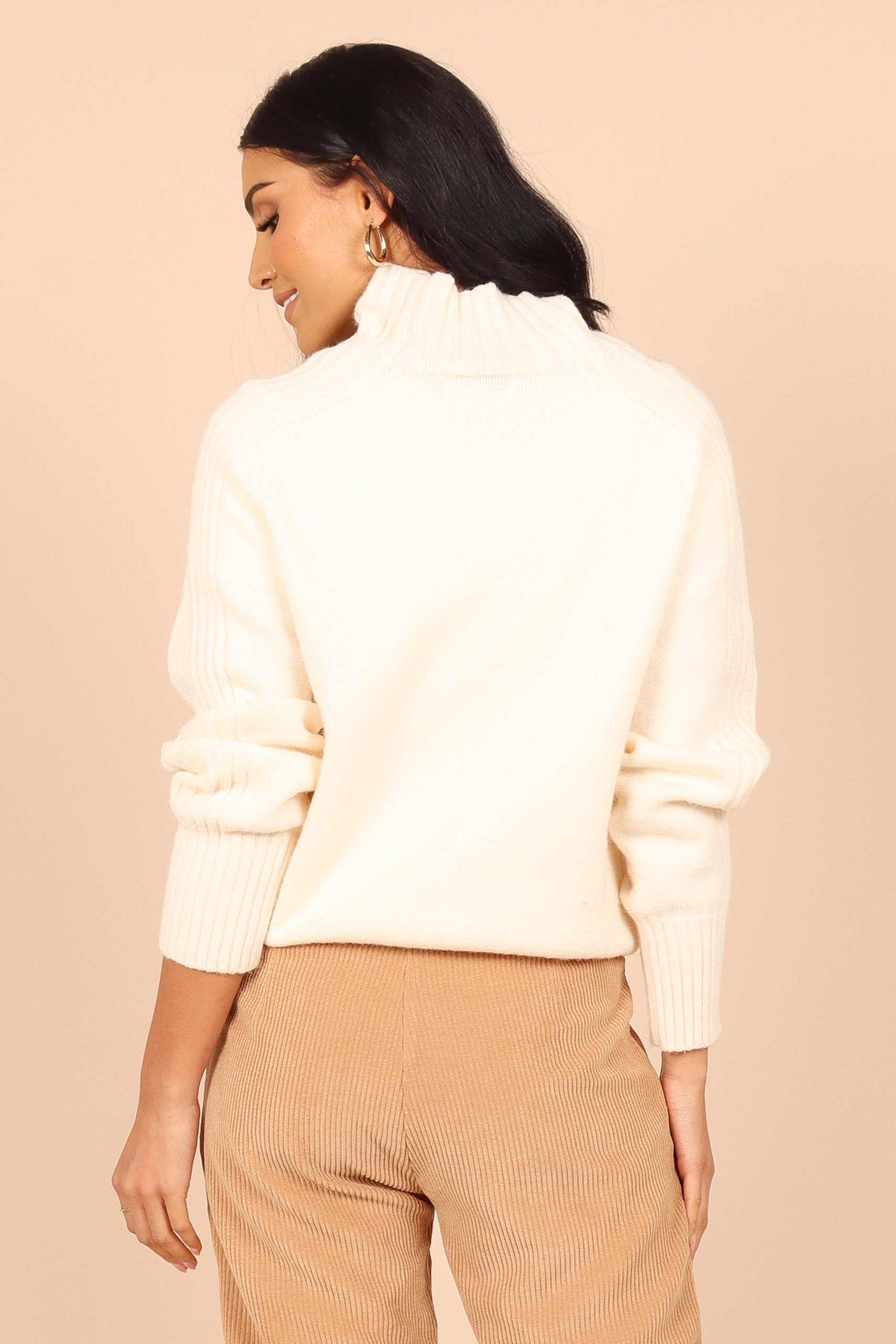 Cersi Knit Sweater - Cream - Image 8