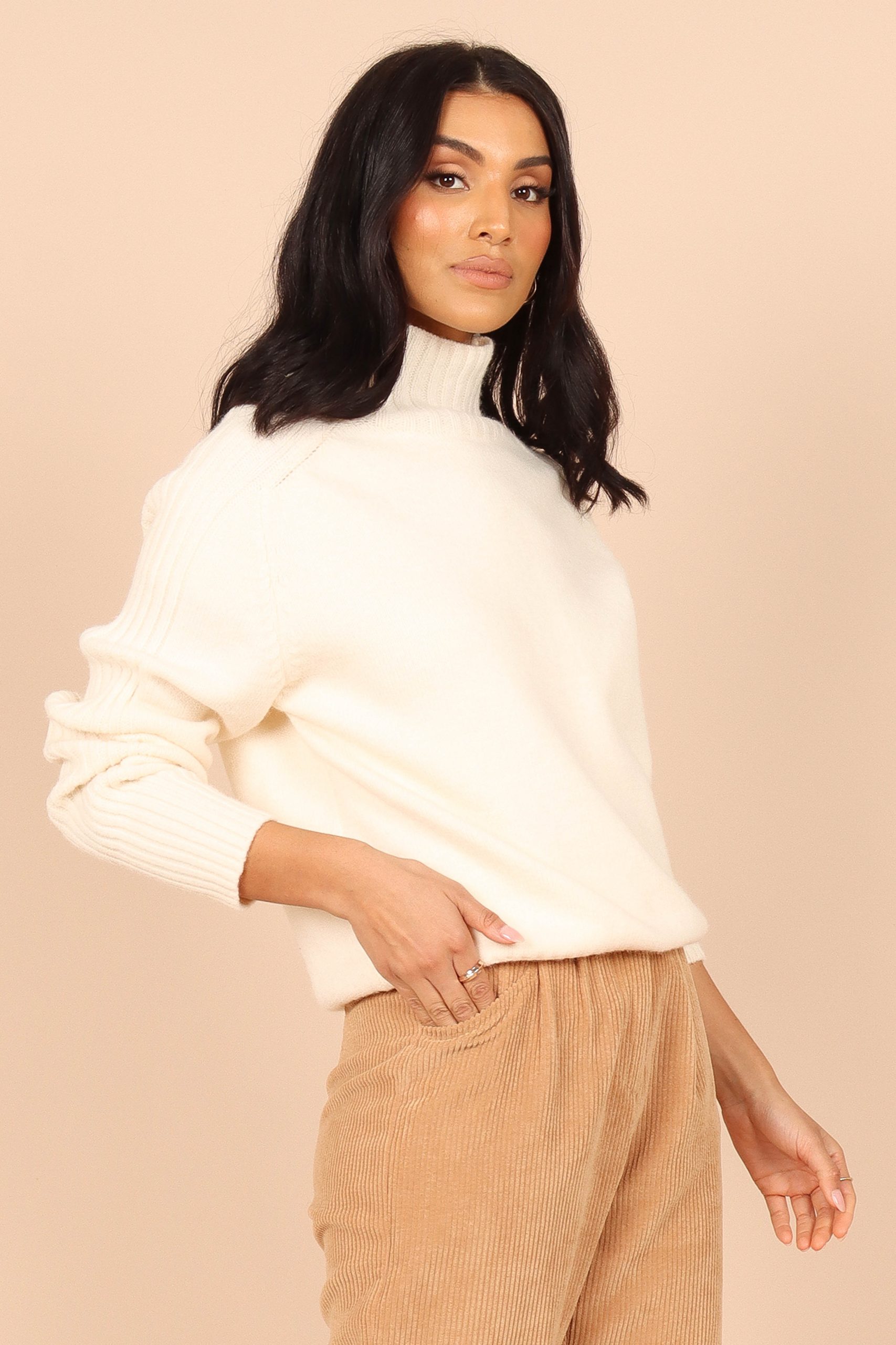 Cersi Knit Sweater - Cream - Image 9
