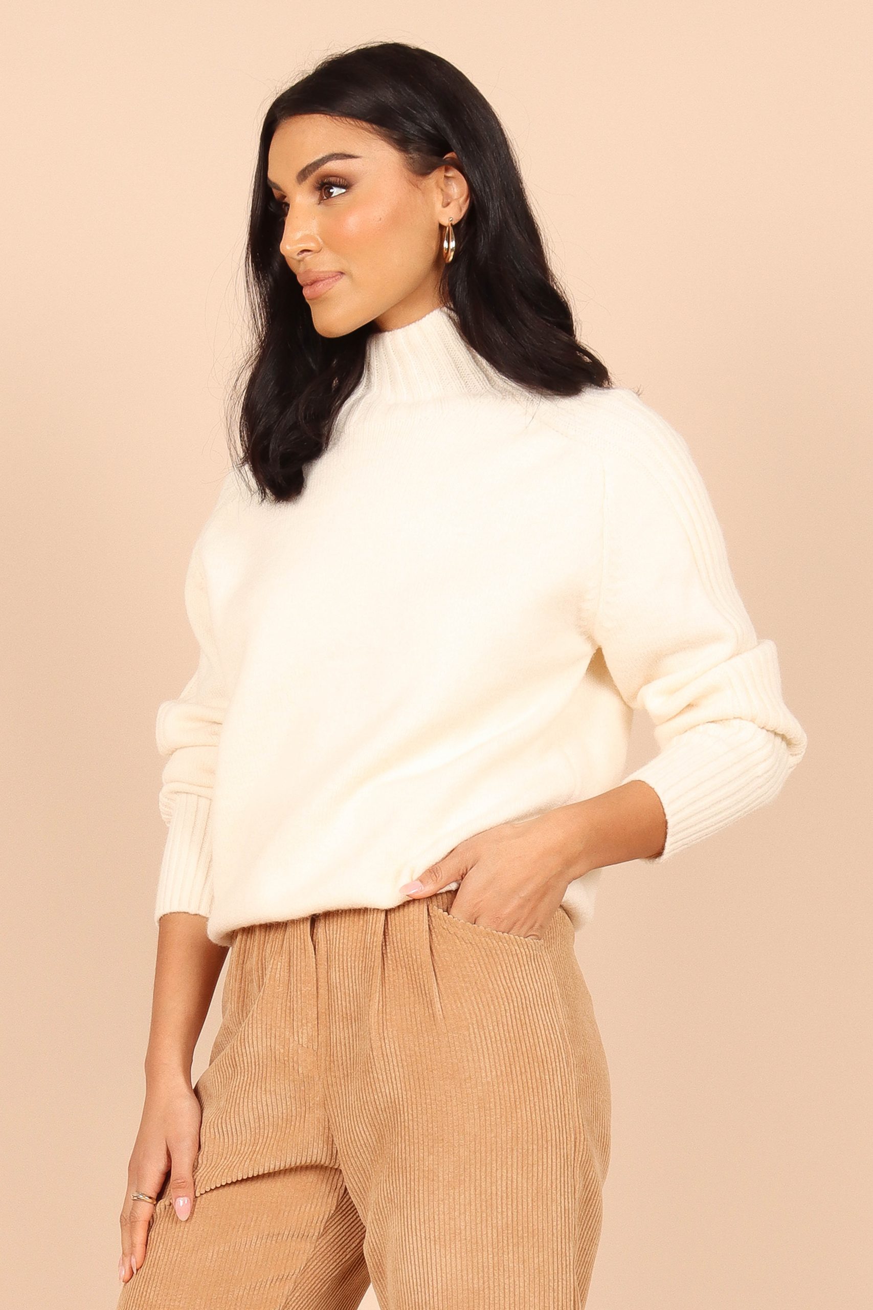 Cersi Knit Sweater - Cream - Image 12