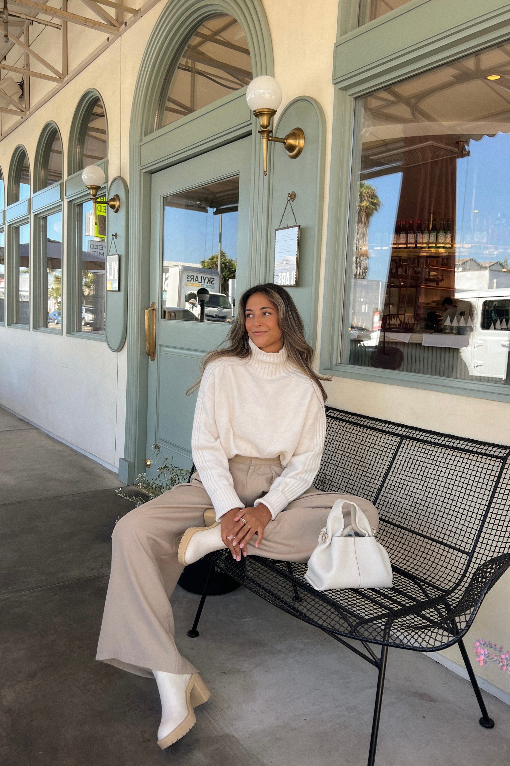 Cersi Knit Sweater - Cream - Image 3