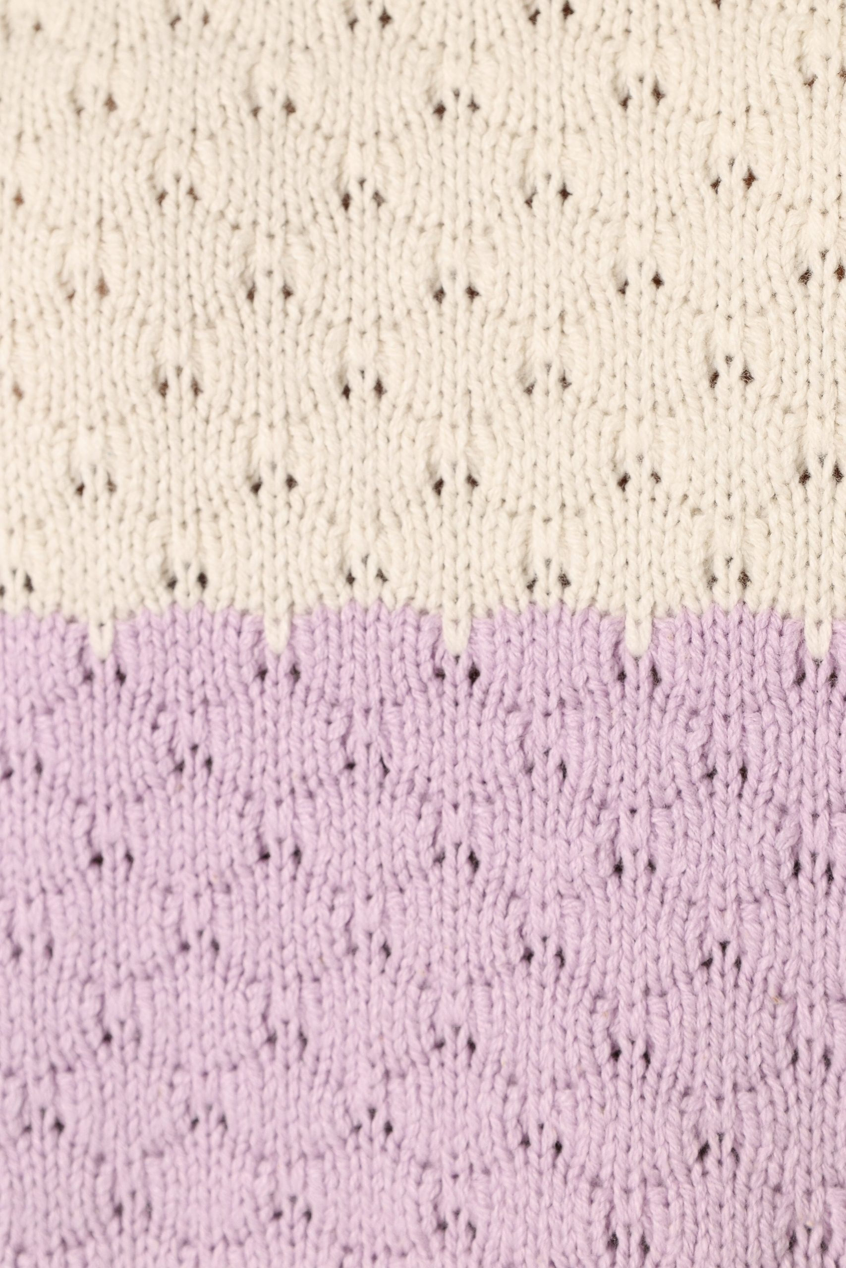 Dani Multi Stripe Knit Sweater - White Light Blue - Image 7