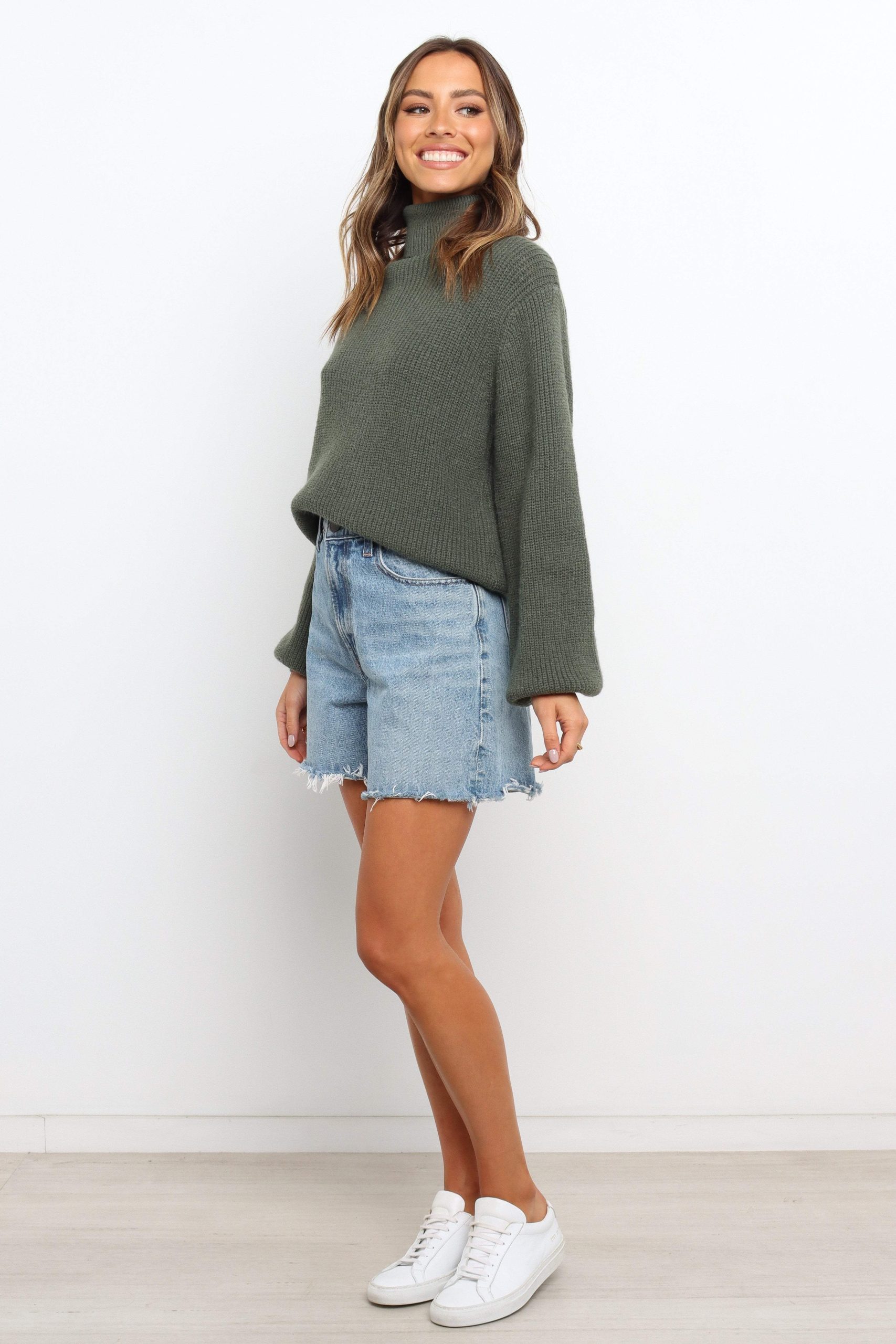 Freddie Knit Sweater - Green - Image 4