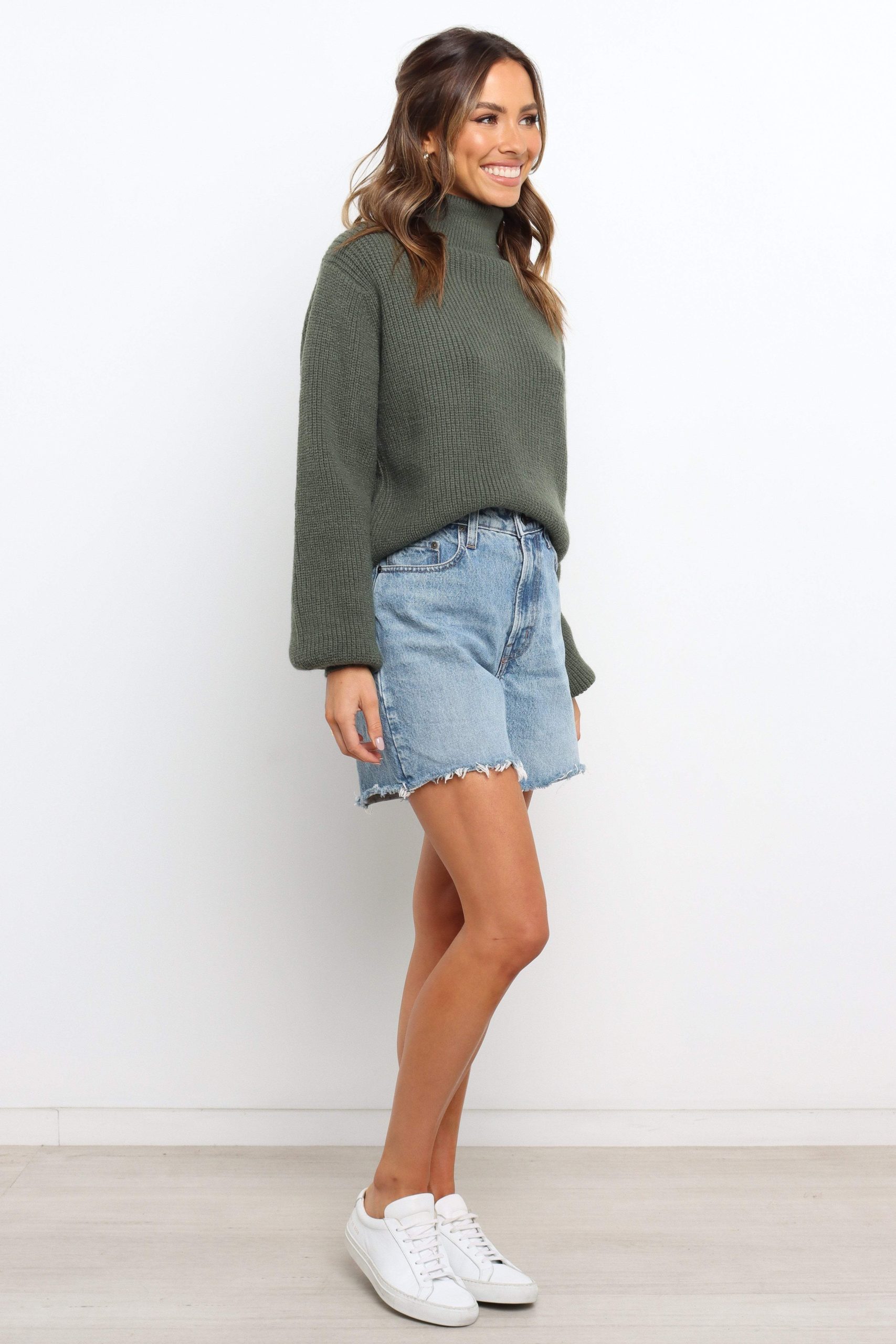 Freddie Knit Sweater - Green - Image 5