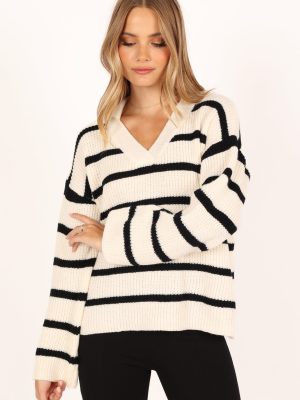 Hazel Knit Sweater - Cream