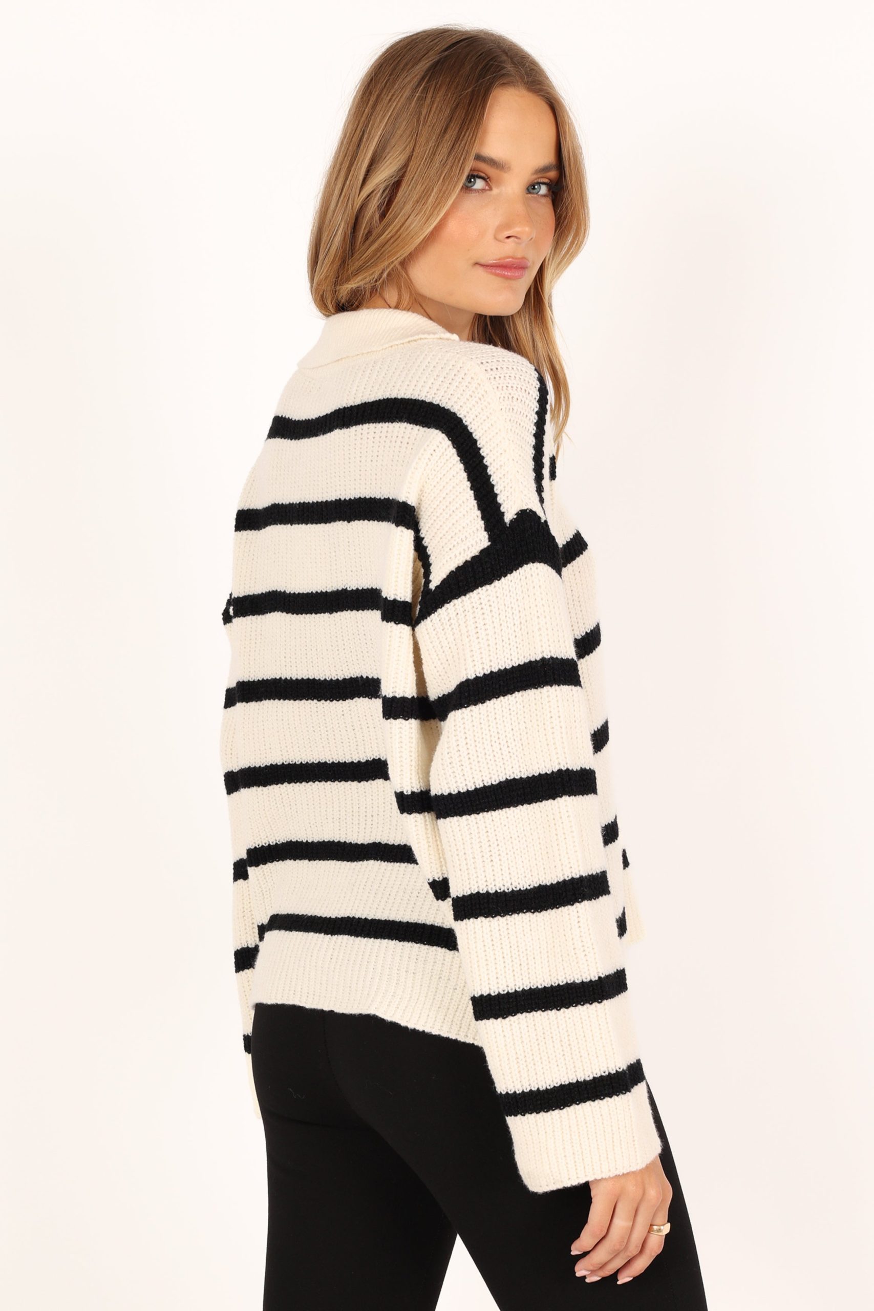 Hazel Knit Sweater - Cream - Image 5