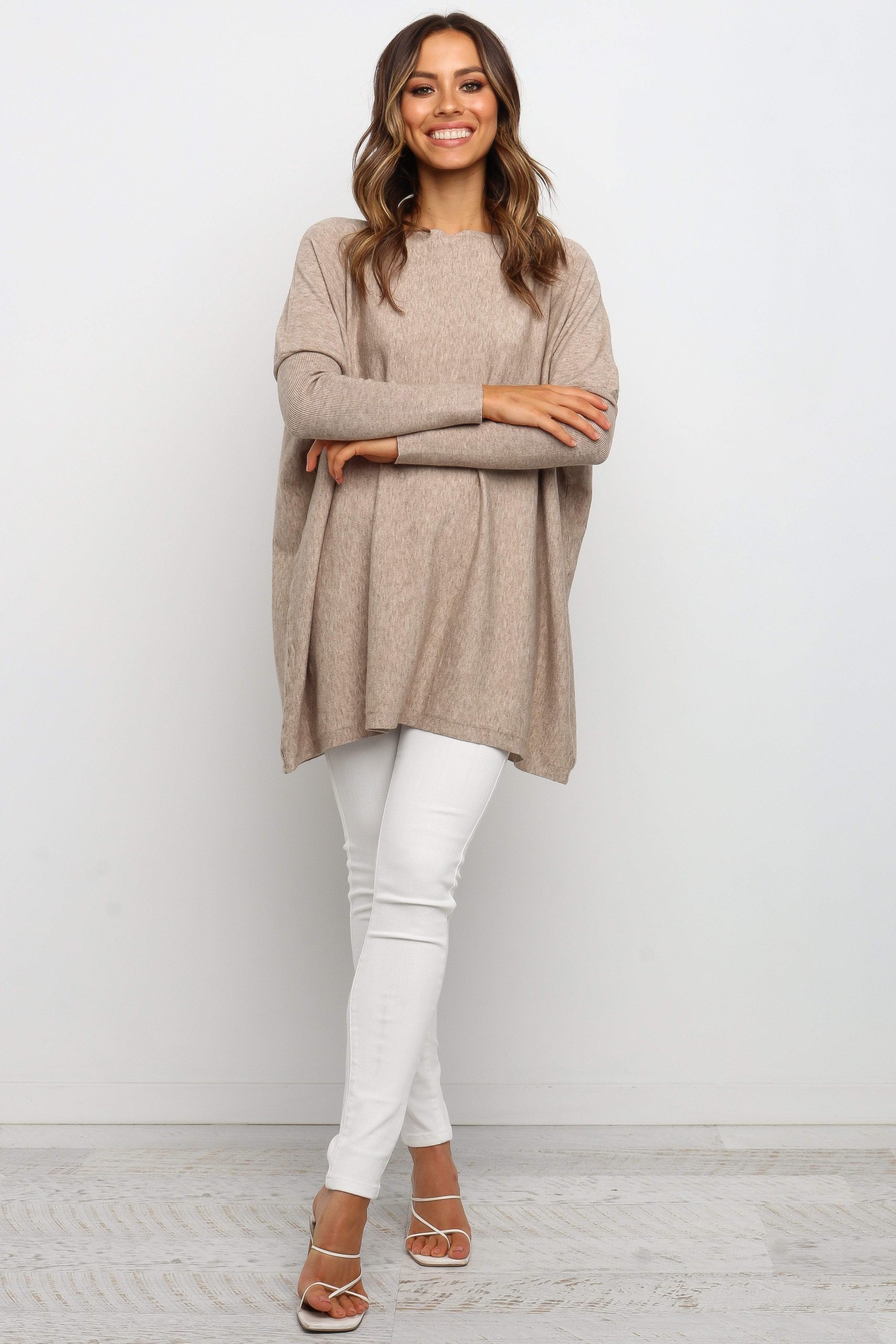 Jemima Sweater - Beige - Image 6