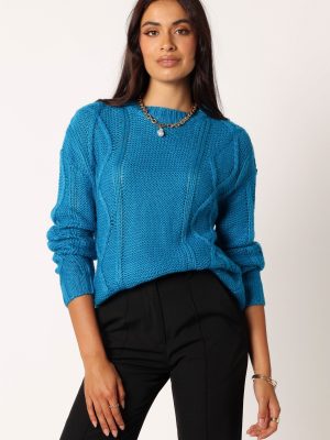 Michaela Knit Sweater - Royal Blue