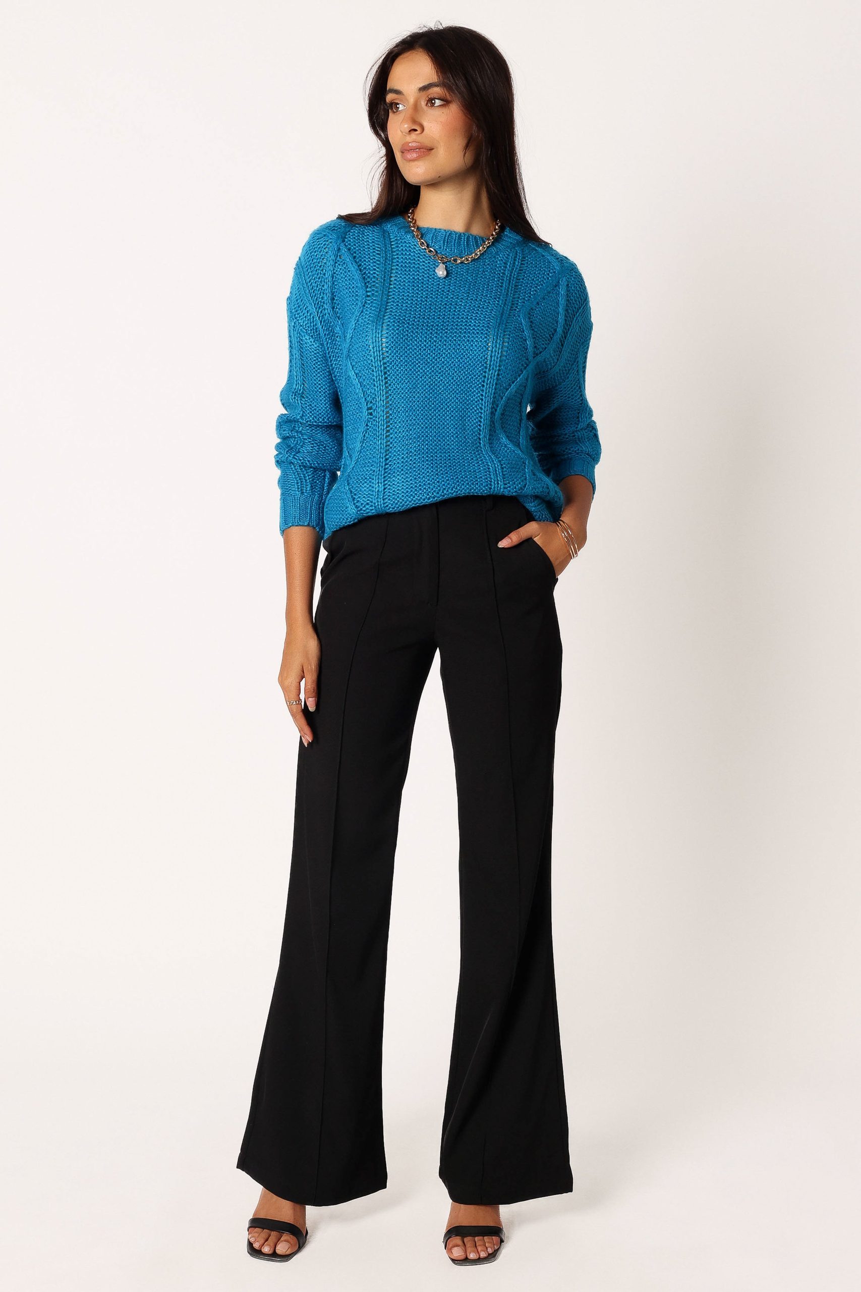 Michaela Knit Sweater - Royal Blue - Image 6