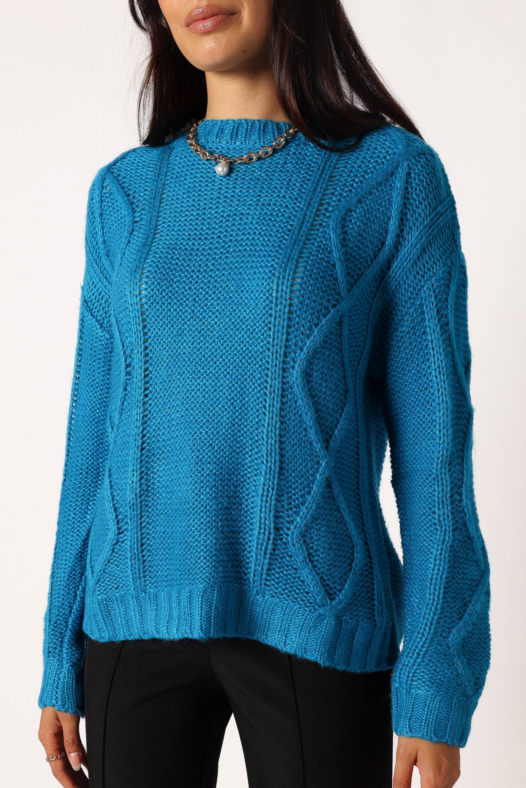 Michaela Knit Sweater - Royal Blue - Image 7