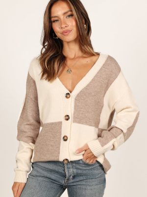 Millie Large Check Cardigan - Multi