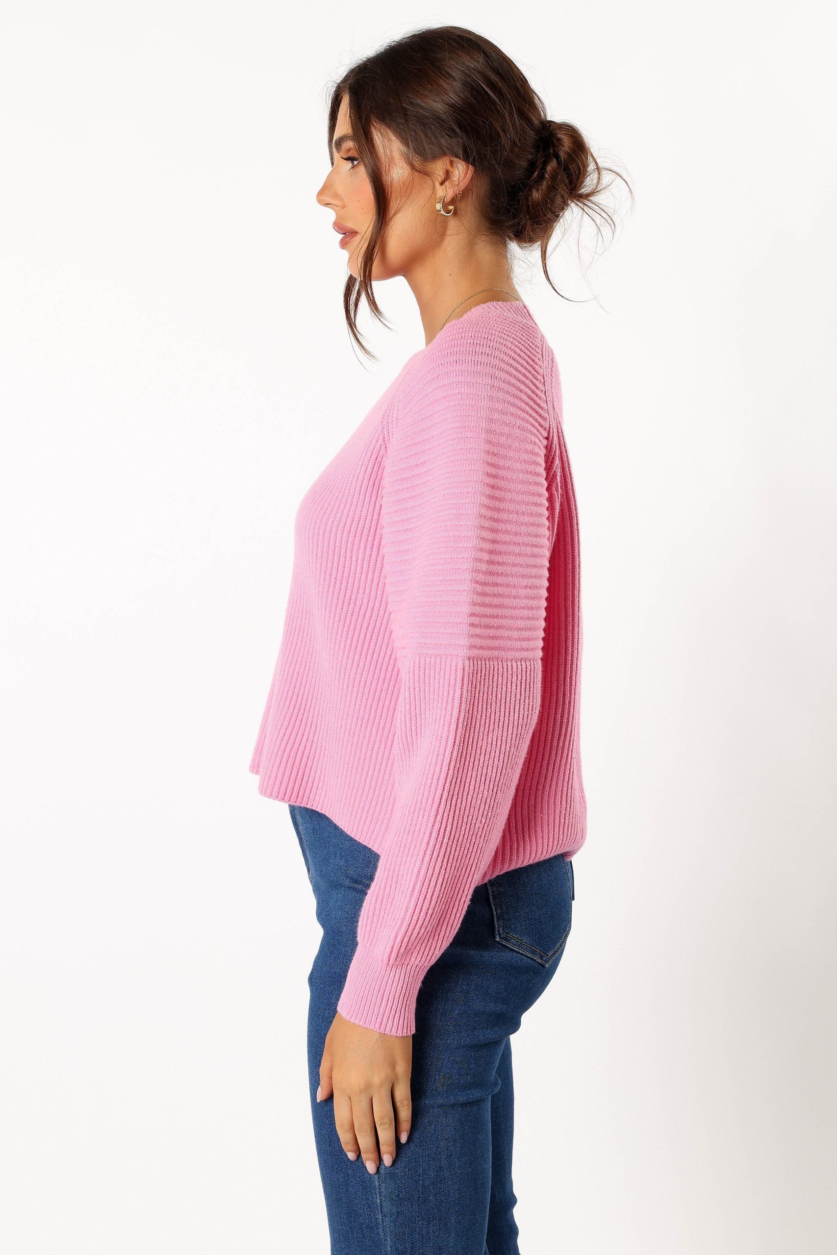 Sarah Knit Sweater - Pink - Image 3
