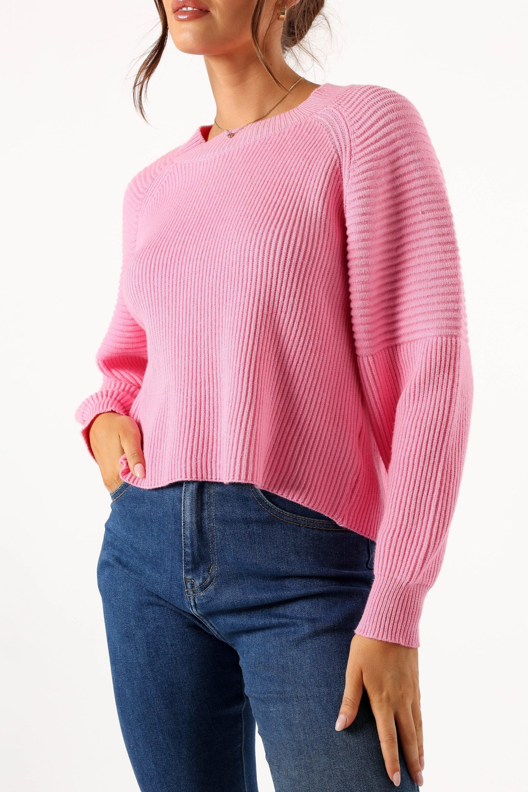 Sarah Knit Sweater - Pink - Image 7