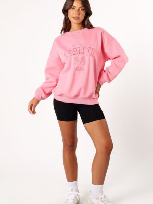 Cora Athletic Sweatshirt - Pink