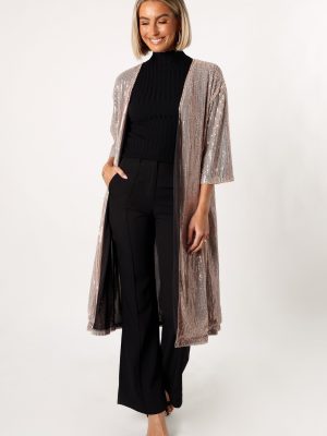 Jayleen Sequin Duster - Gold