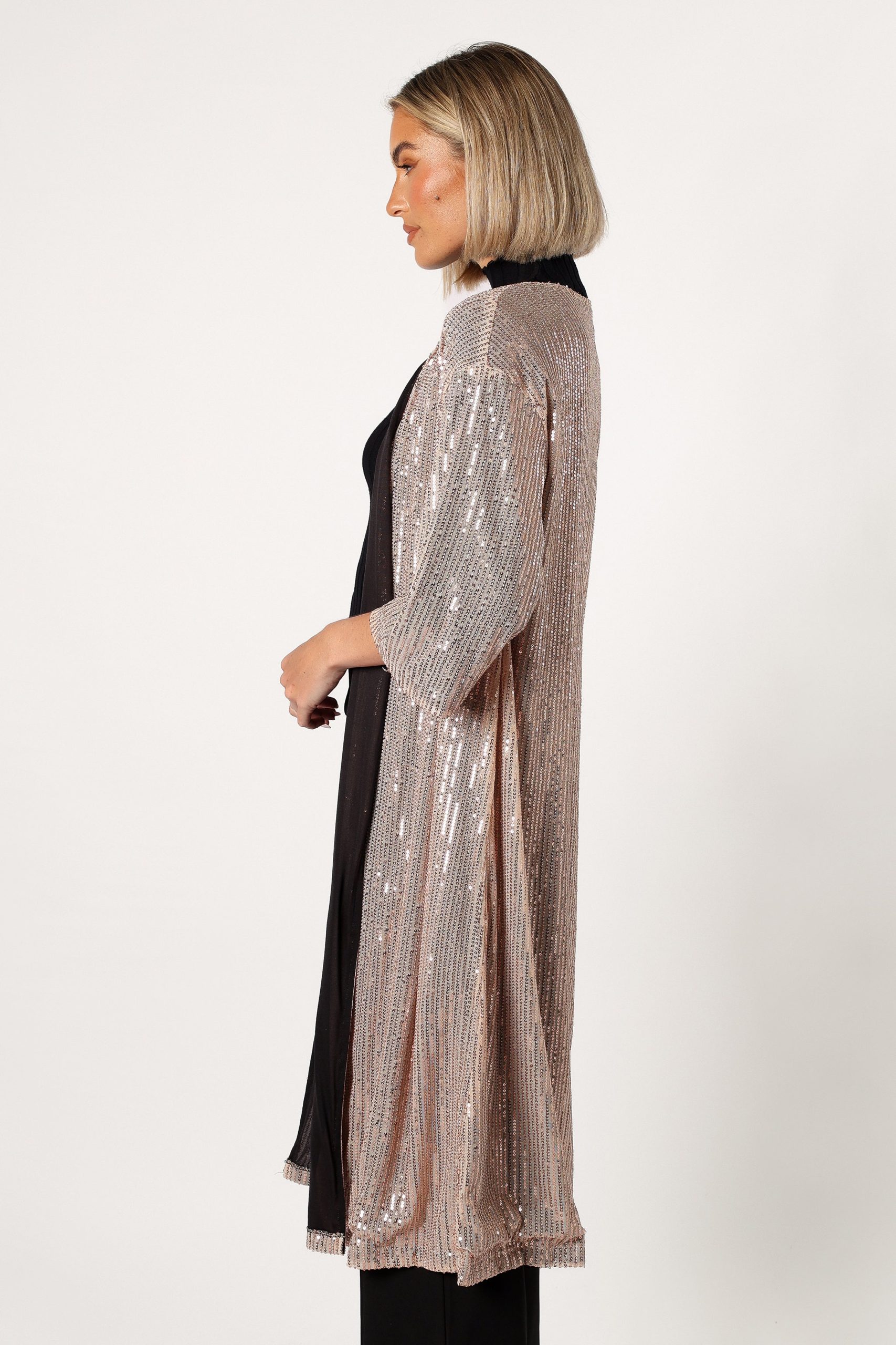 Jayleen Sequin Duster - Gold - Image 7