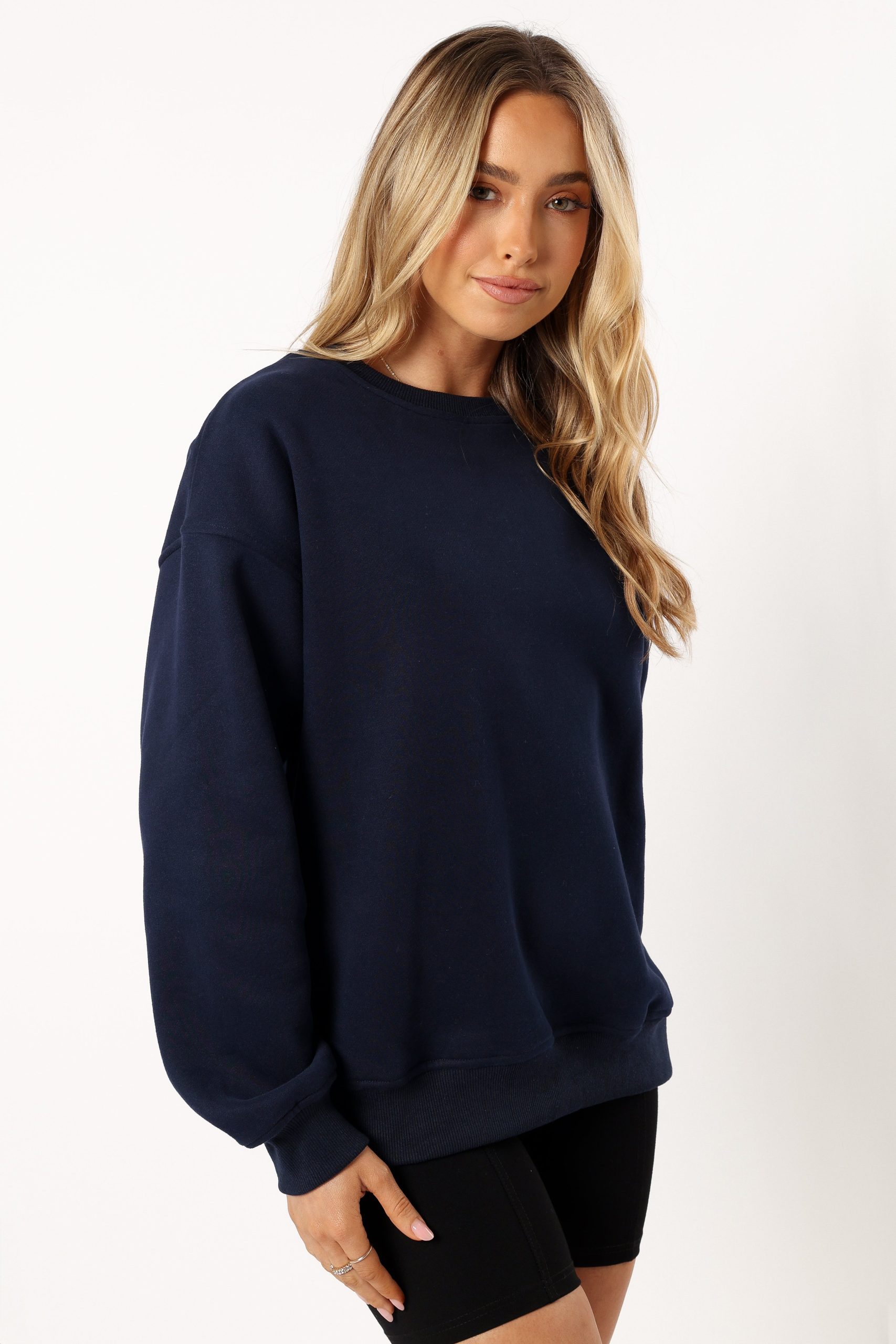 Wrenley Be Kind Sweatshirt - Navy - Image 4