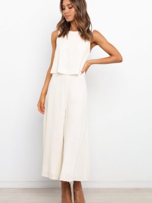 Femme Jumpsuit - White