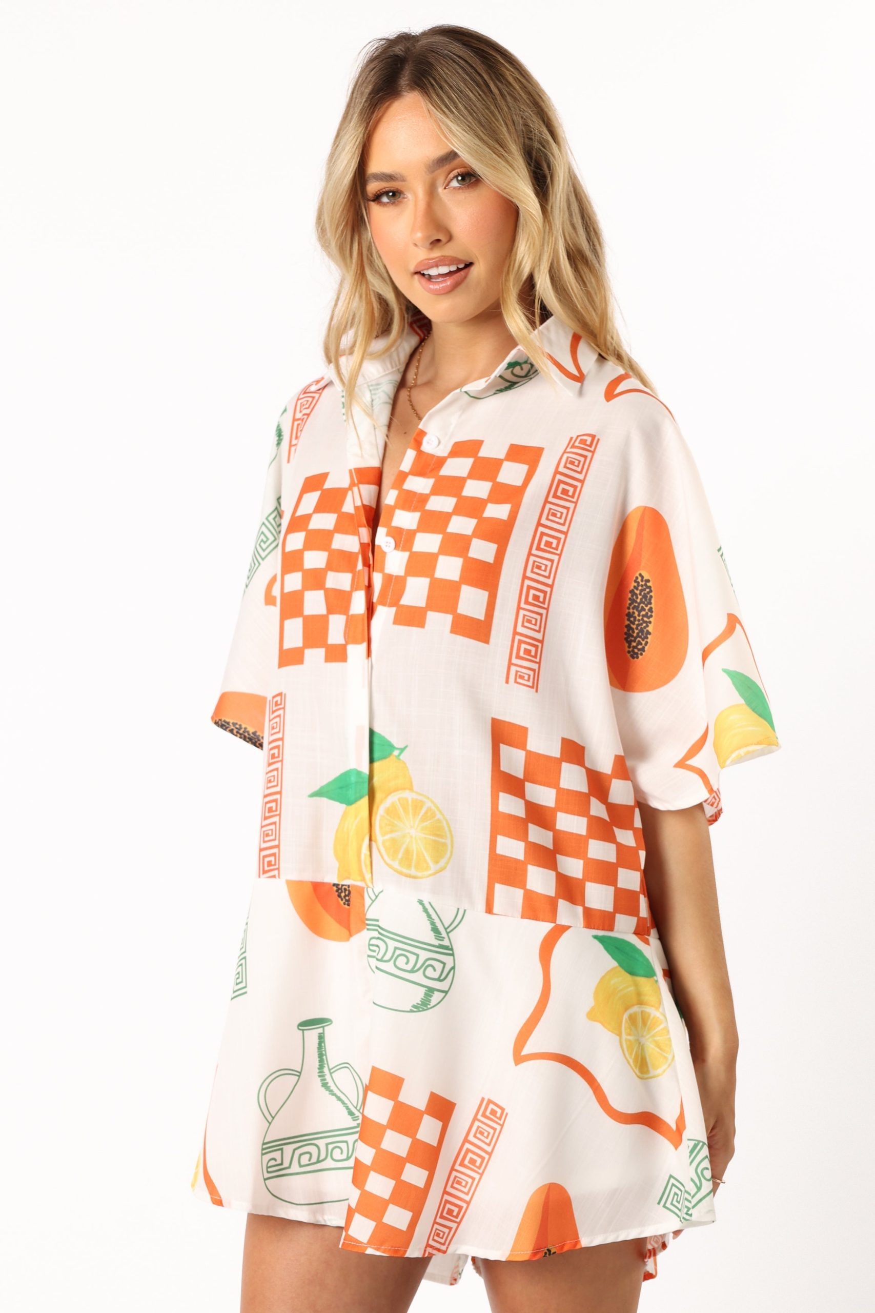 Sebastian Romper - White Orange - Image 5