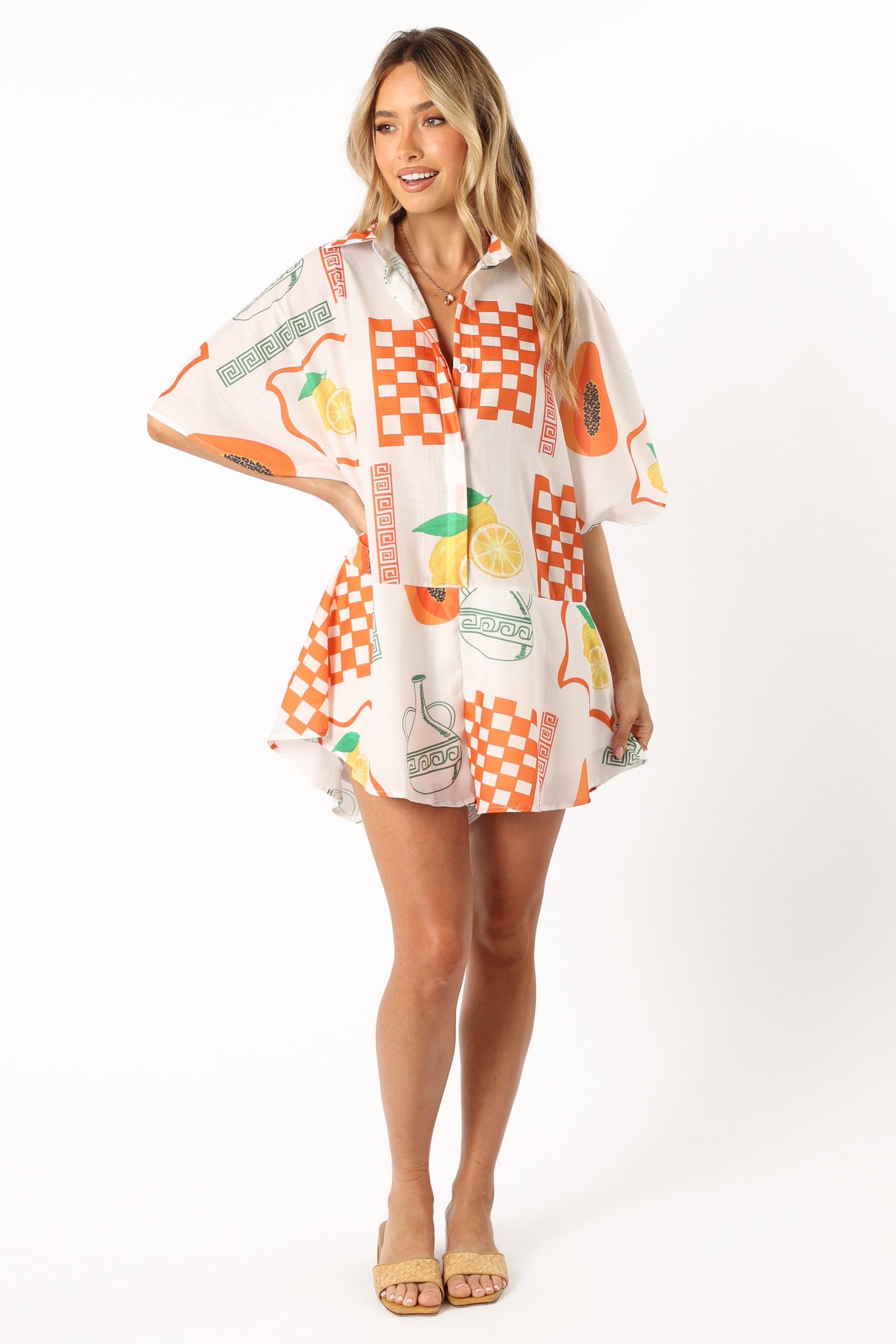 Sebastian Romper - White Orange - Image 8