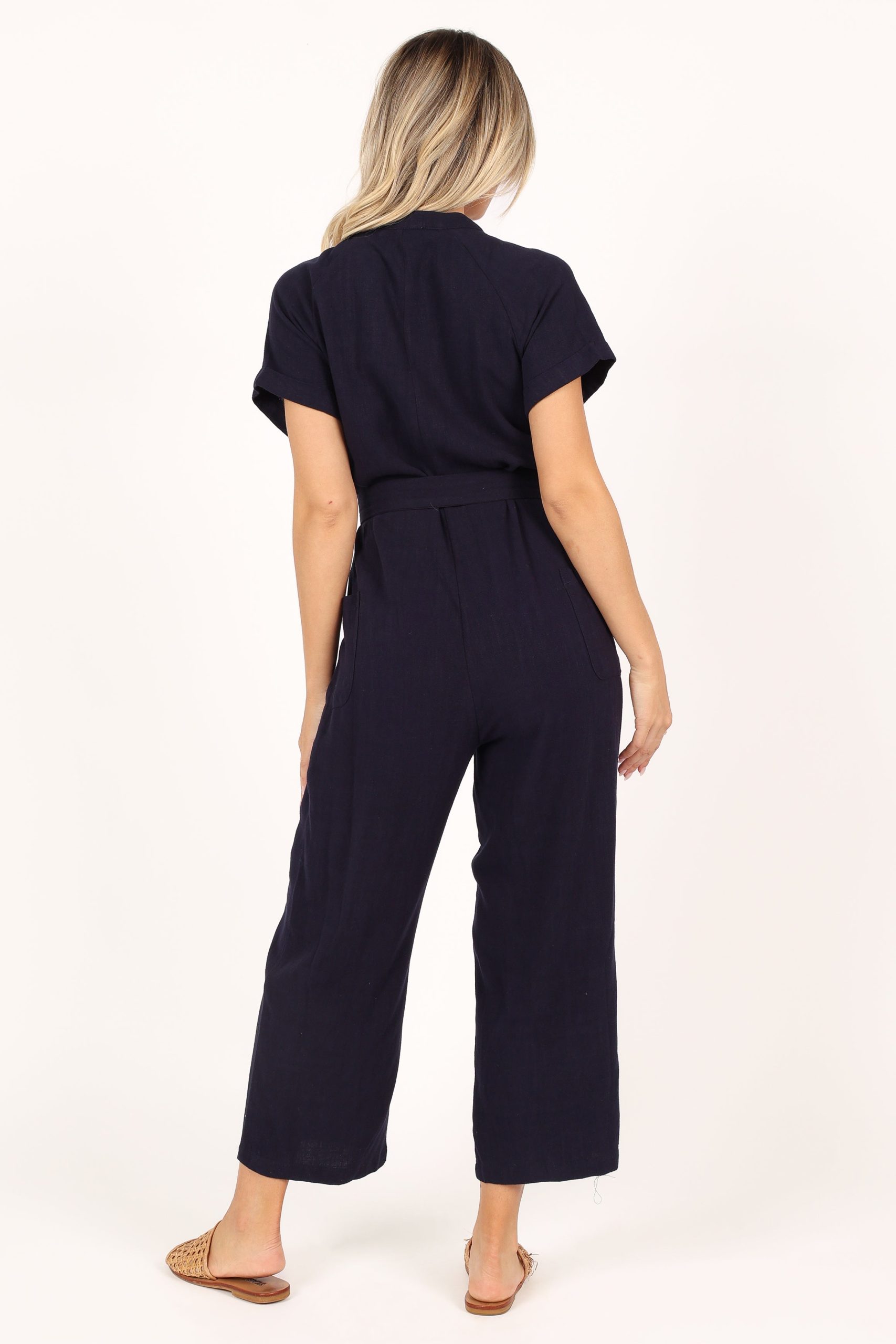 Archie Jumpsuit - Navy - Image 7