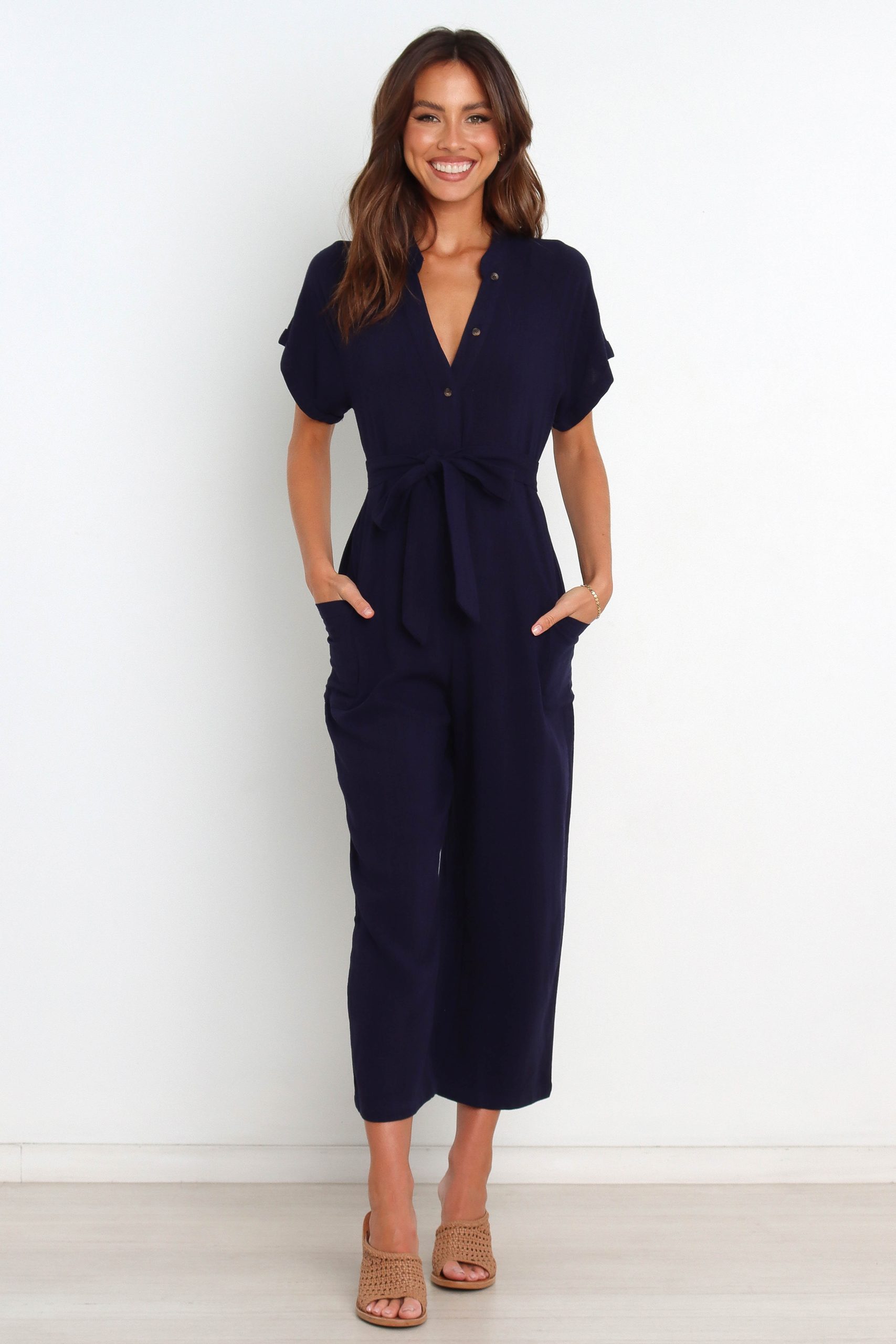 Archie Jumpsuit - Navy - Image 2