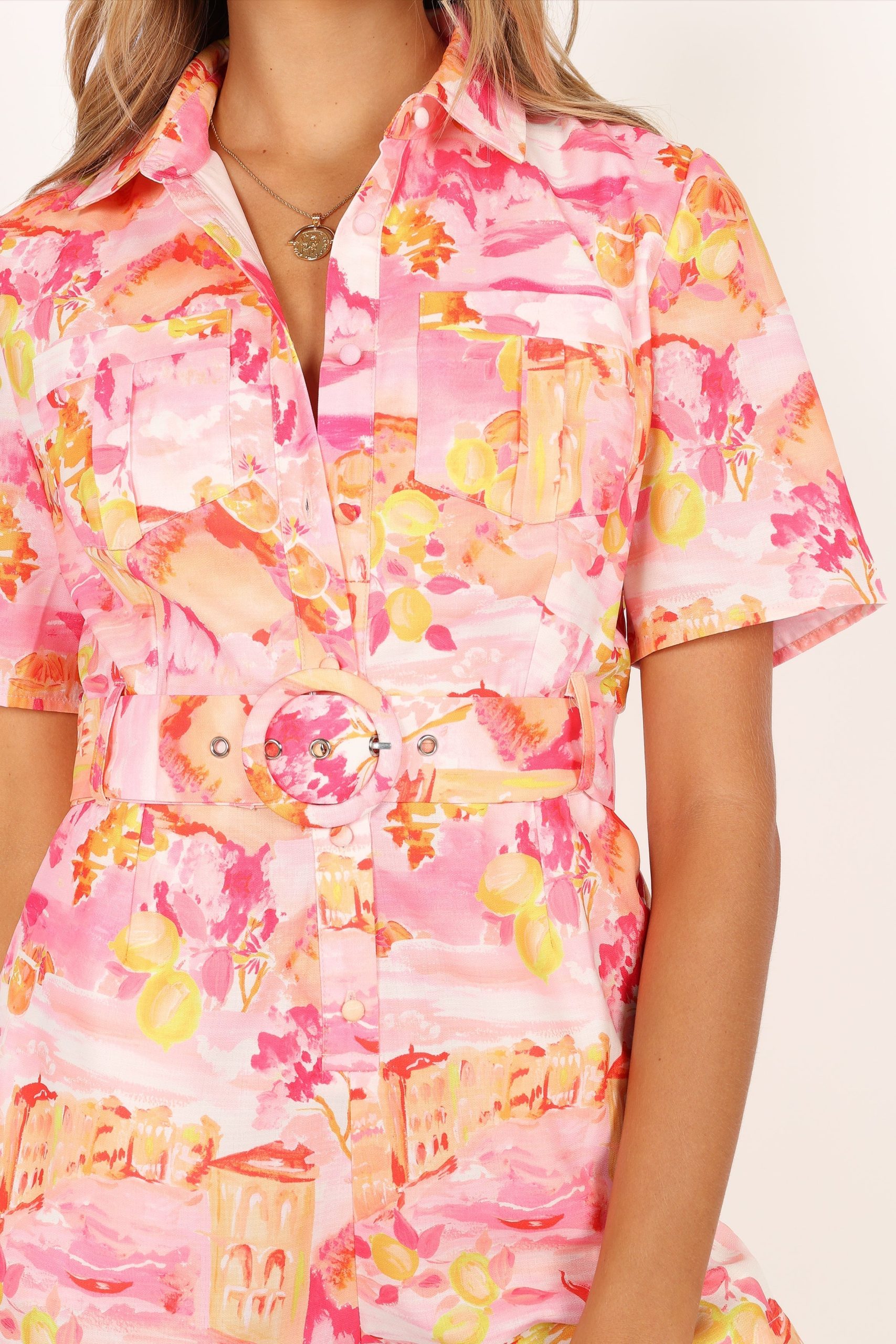 Arianna Romper - Pink Scenic - Image 6