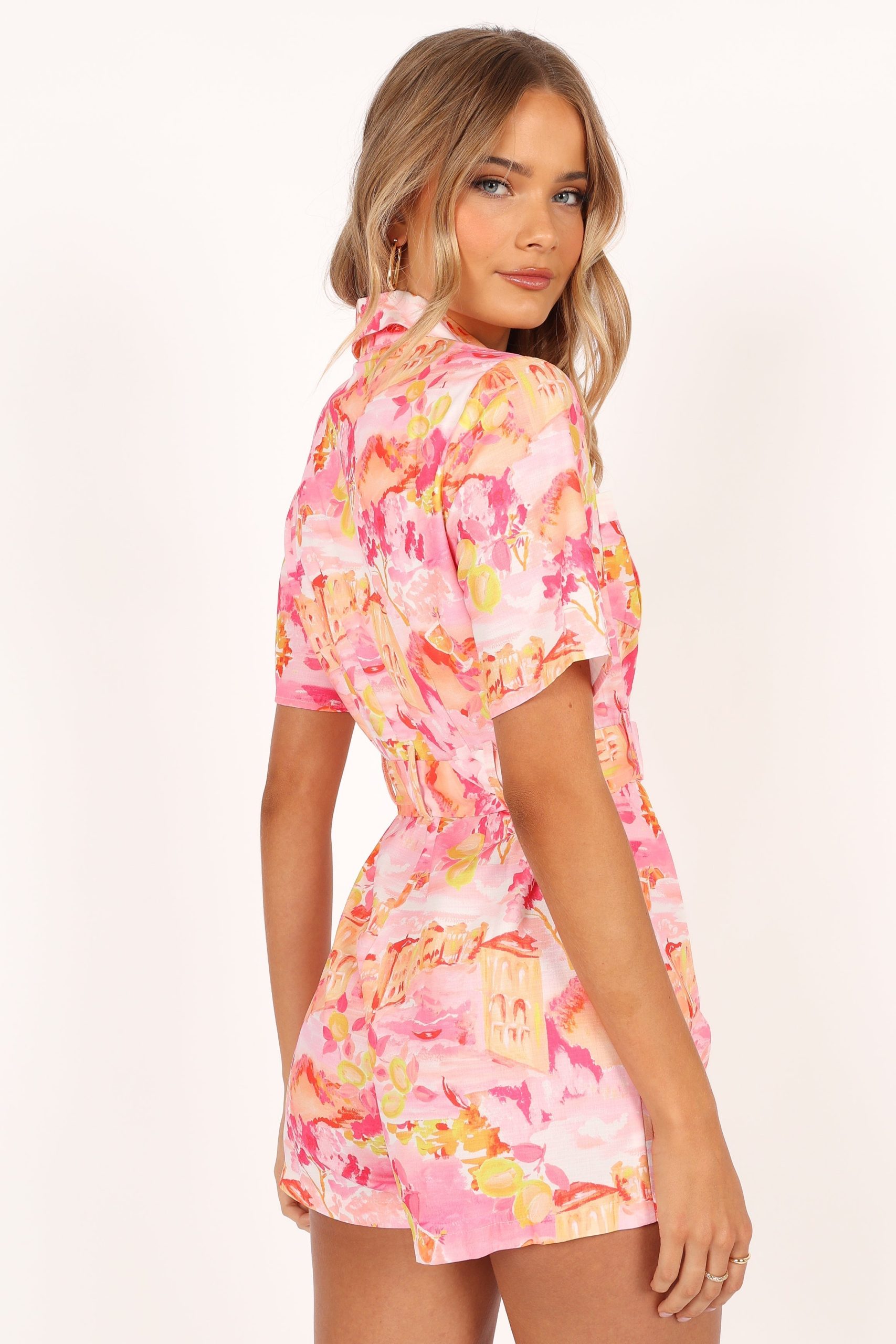 Arianna Romper - Pink Scenic - Image 8
