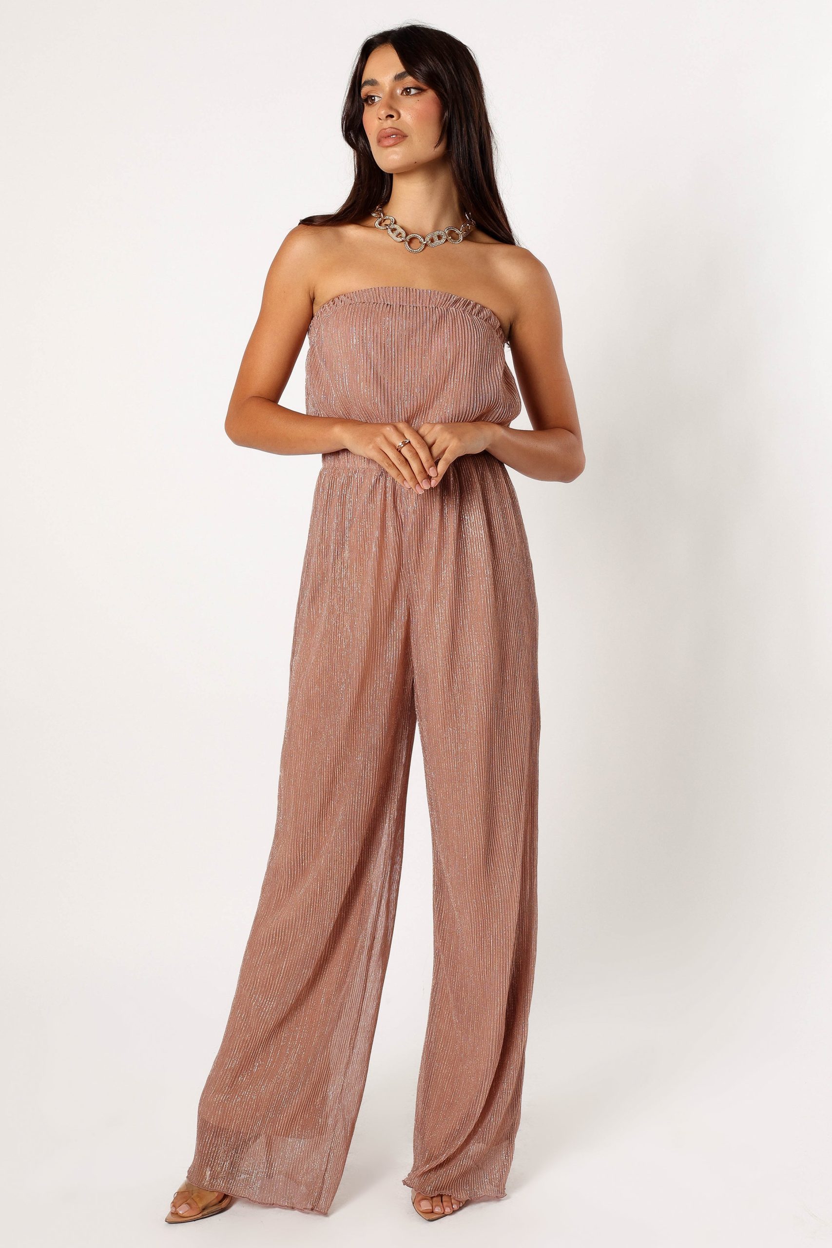 Callie Jumpsuit - Rose Gold - Image 5