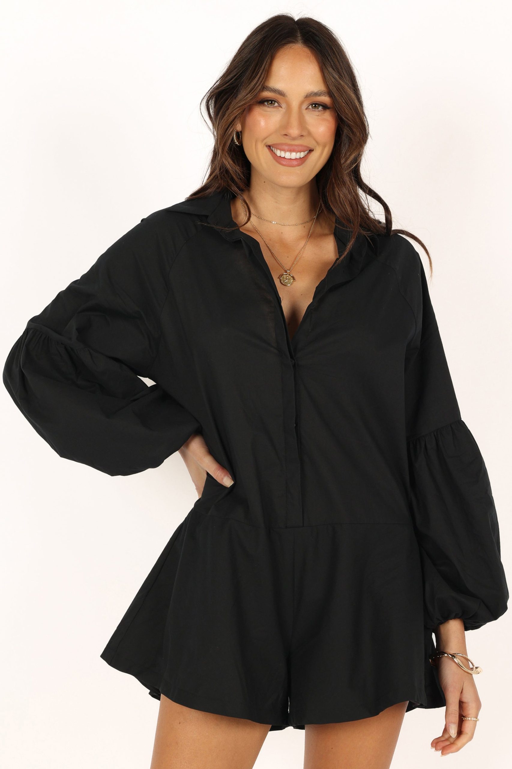 Elsa Romper - Black