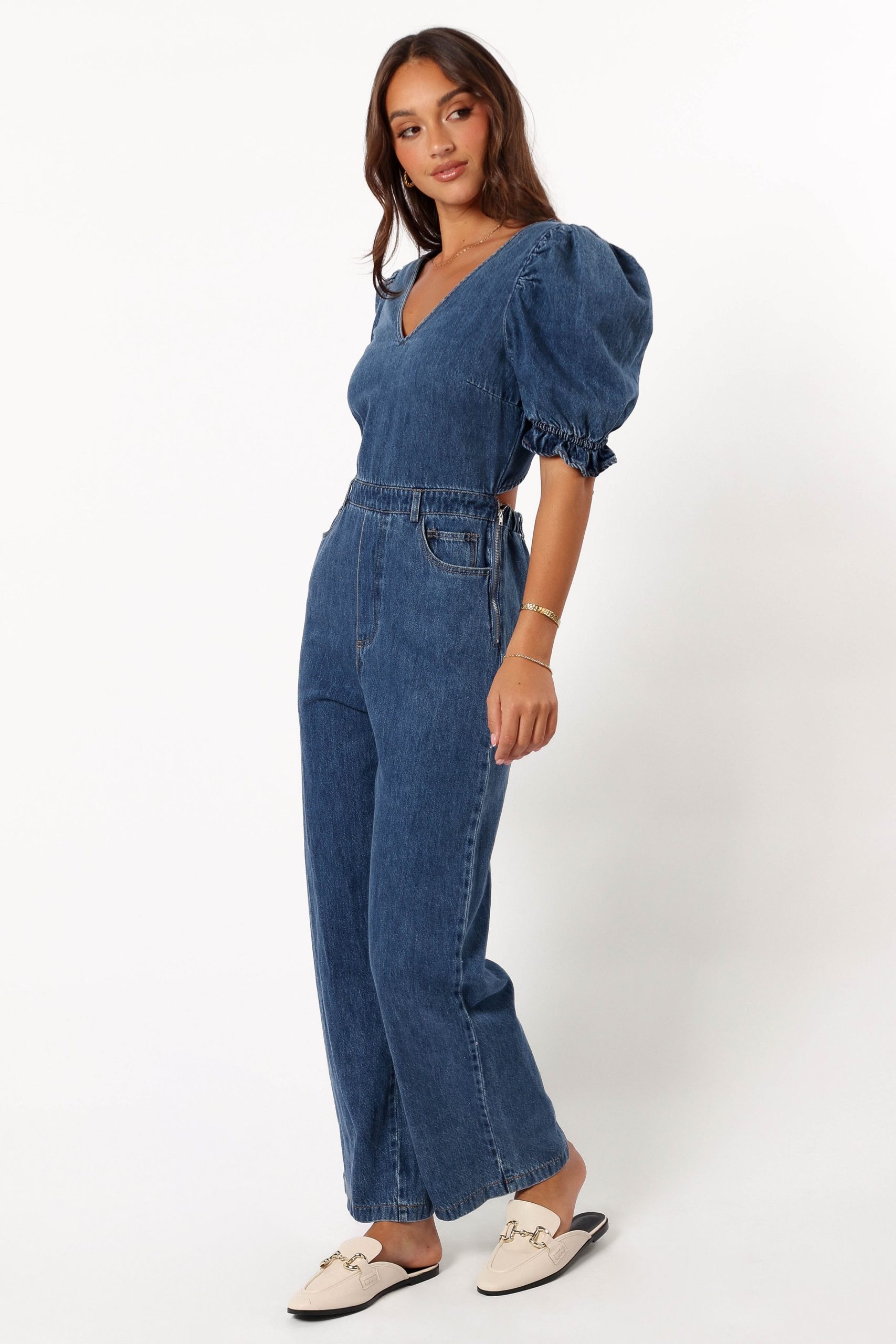 Krissy Jumpsuit - Denim - Image 4