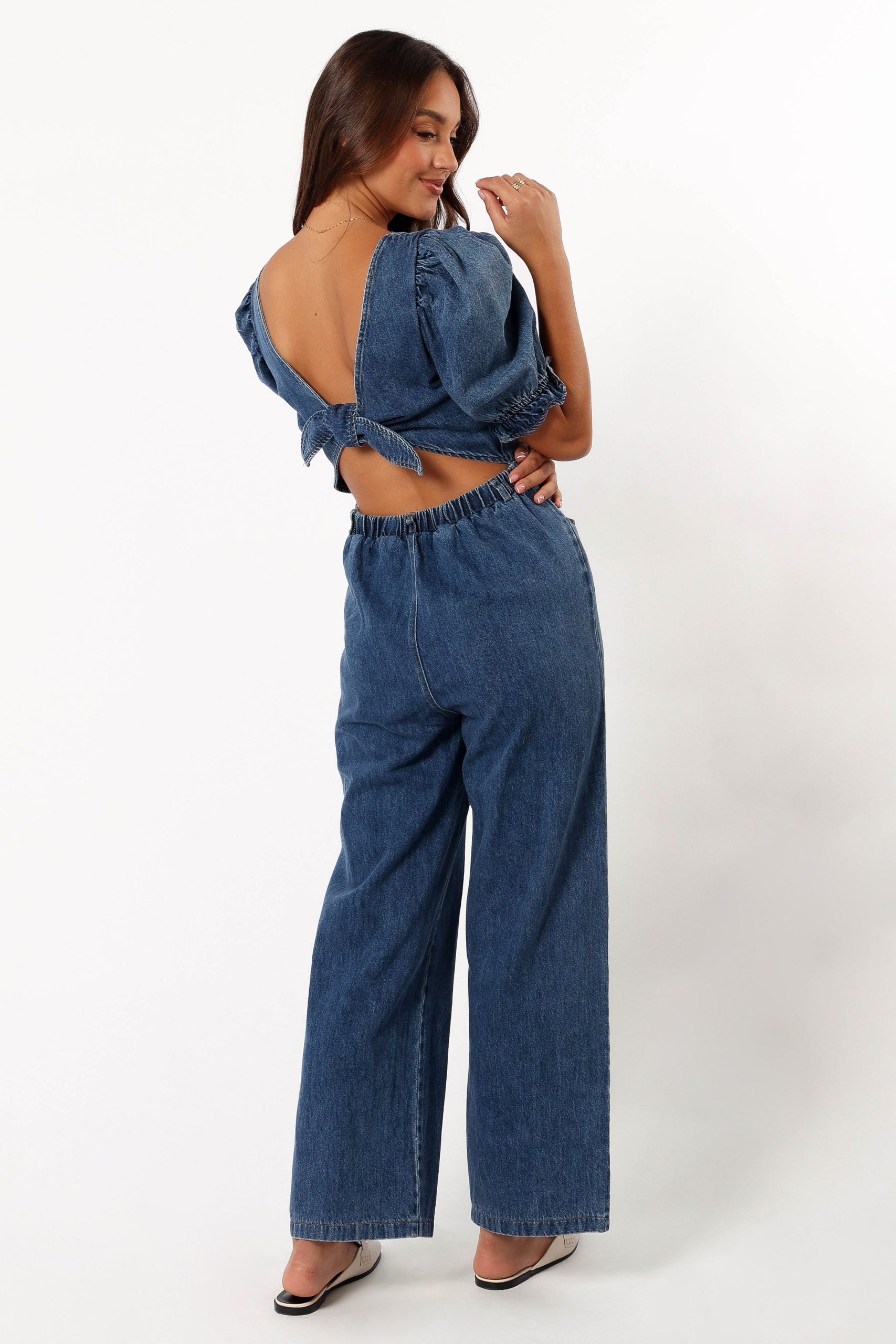 Krissy Jumpsuit - Denim - Image 2