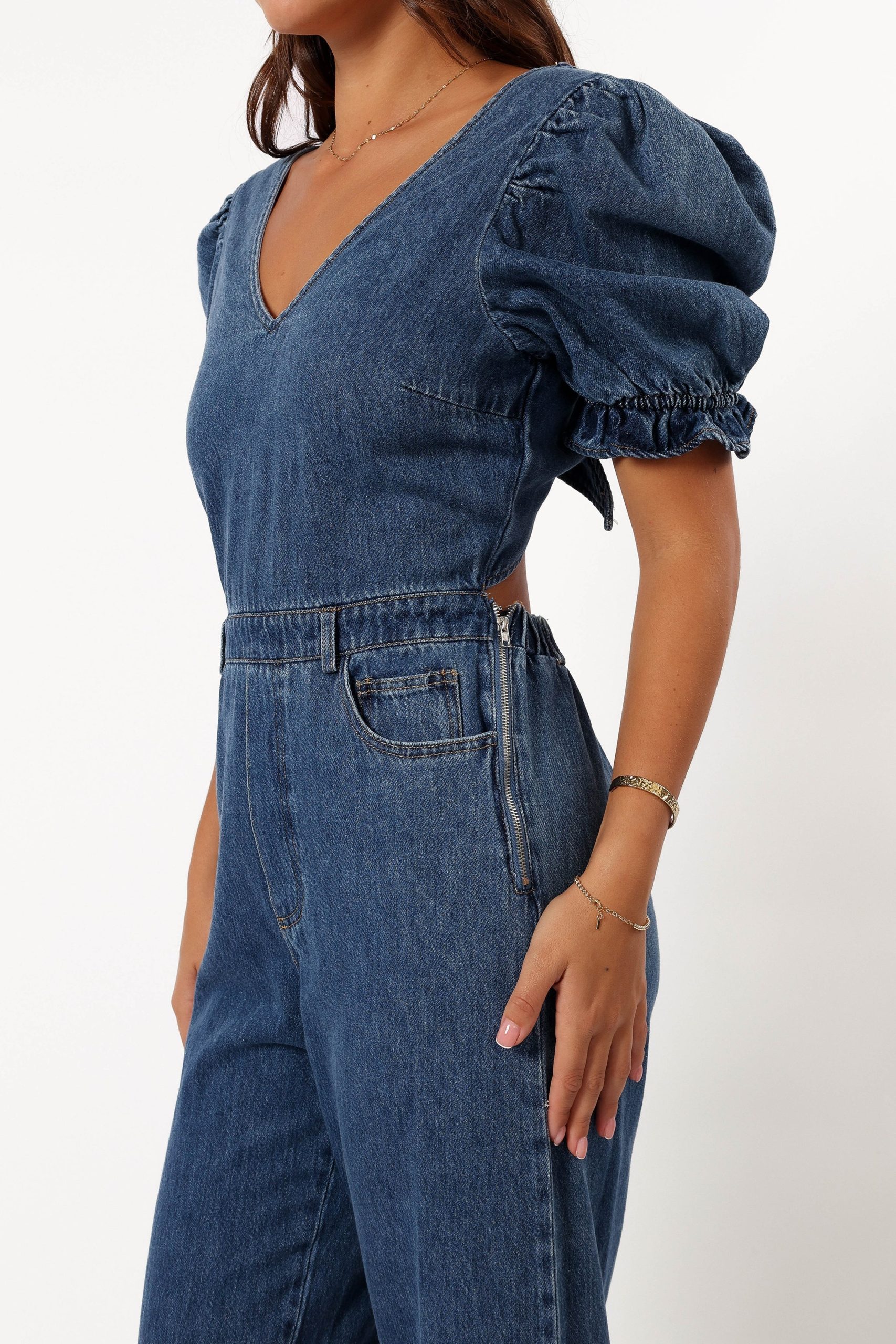 Krissy Jumpsuit - Denim - Image 3