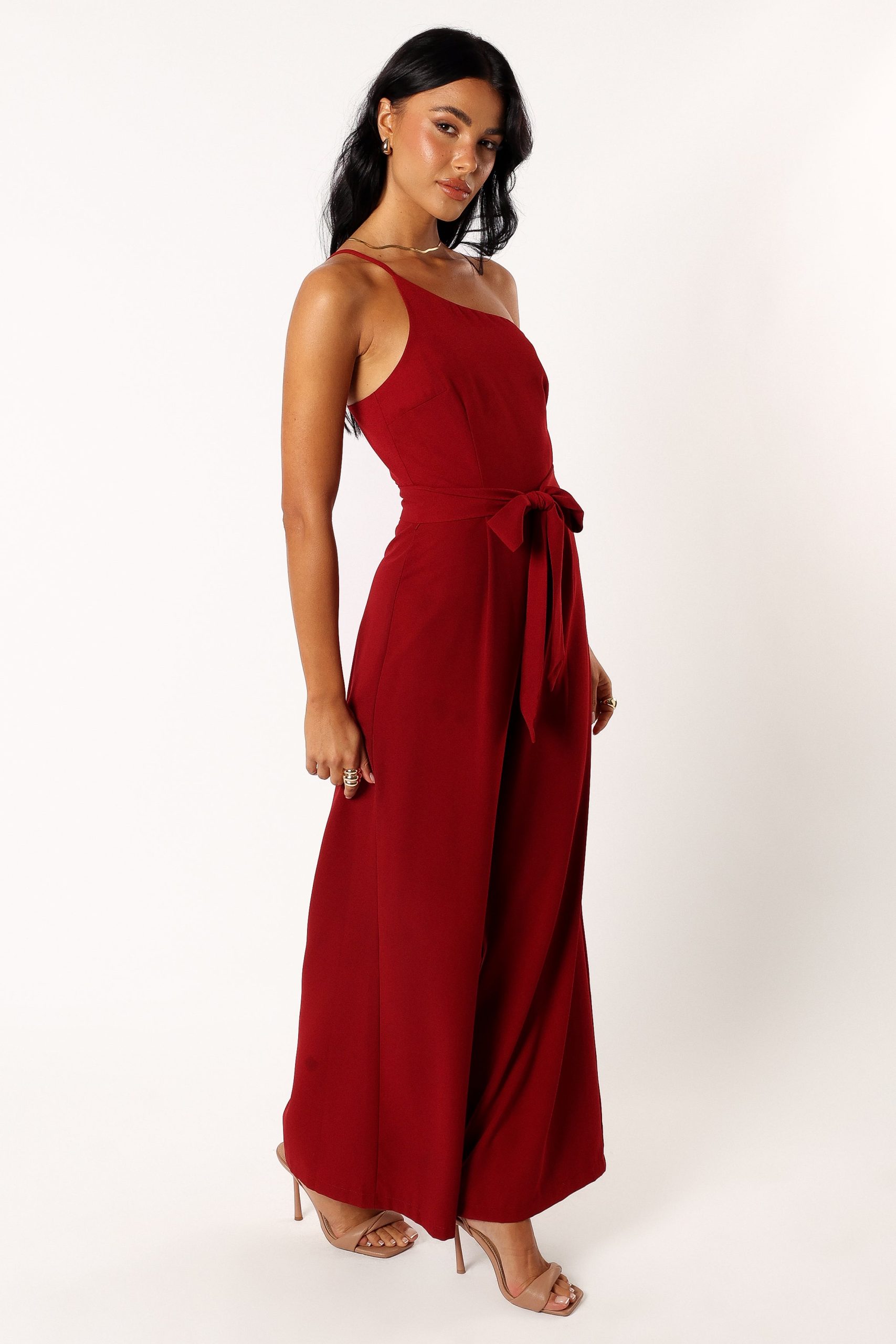Leyton Jumpsuit - Burgundy - Image 3