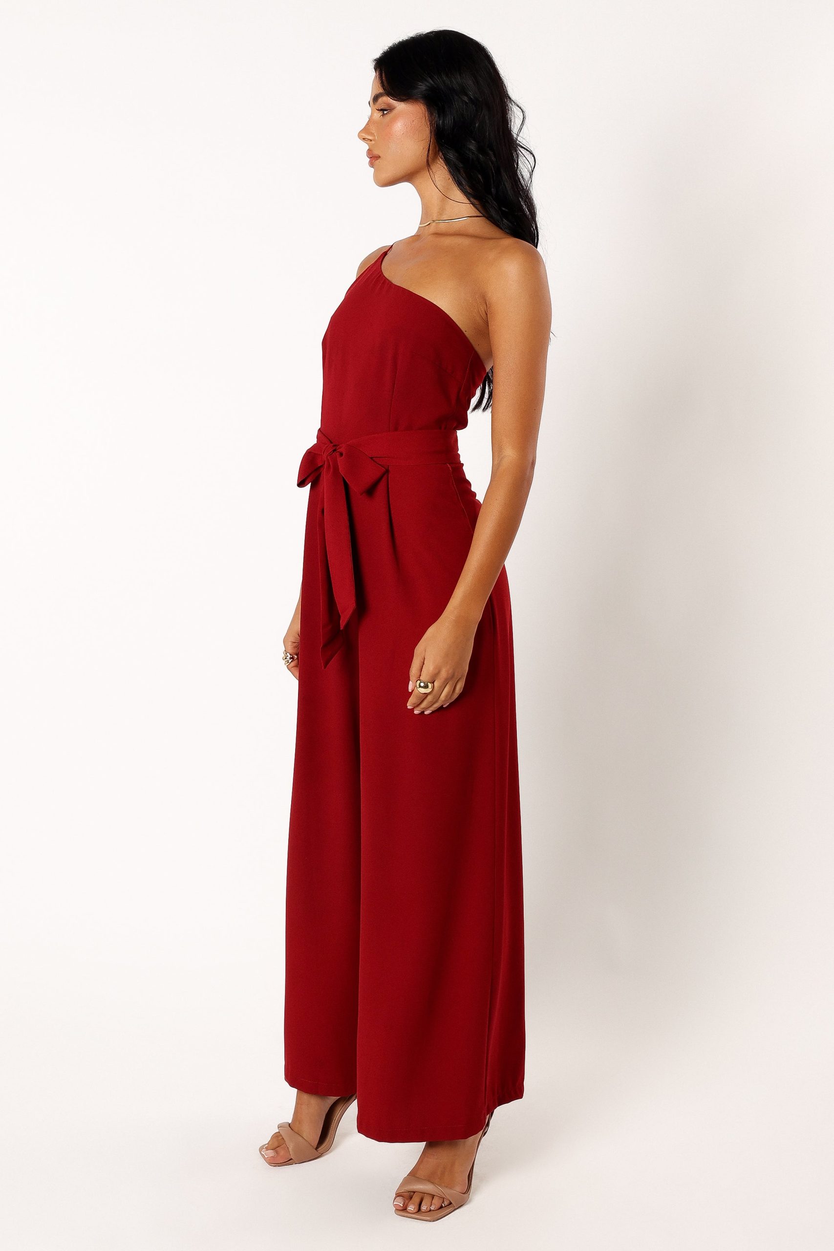 Leyton Jumpsuit - Burgundy - Image 5