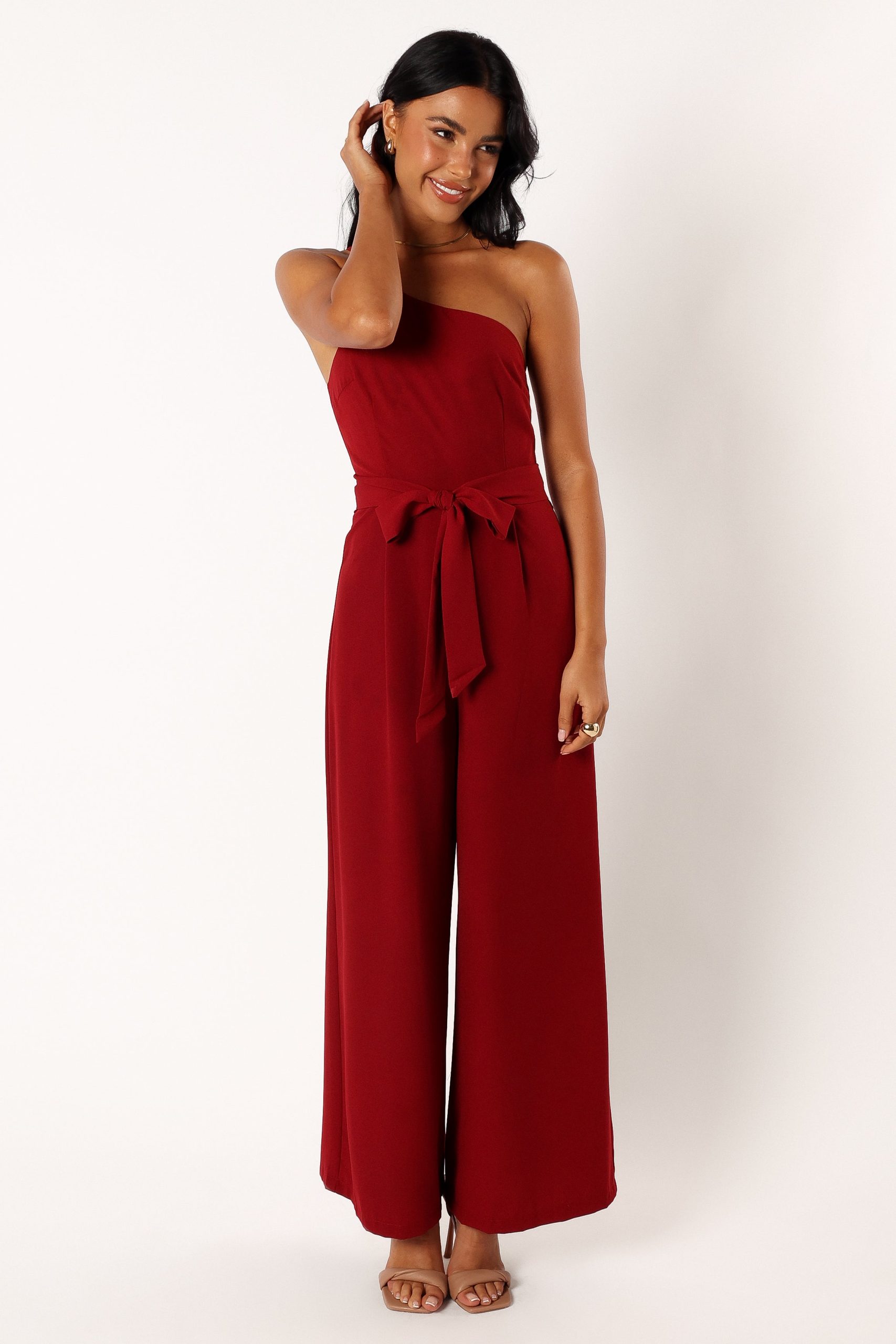 Leyton Jumpsuit - Burgundy - Image 2