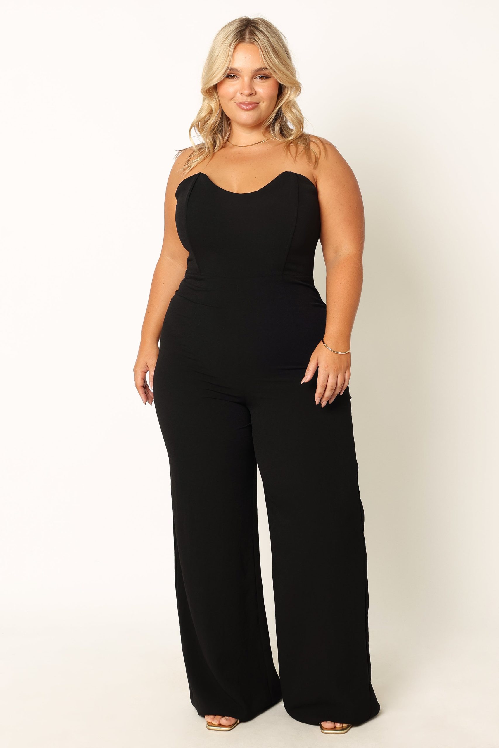 Nyla Sweetheart Jumpsuit - Black - Image 4