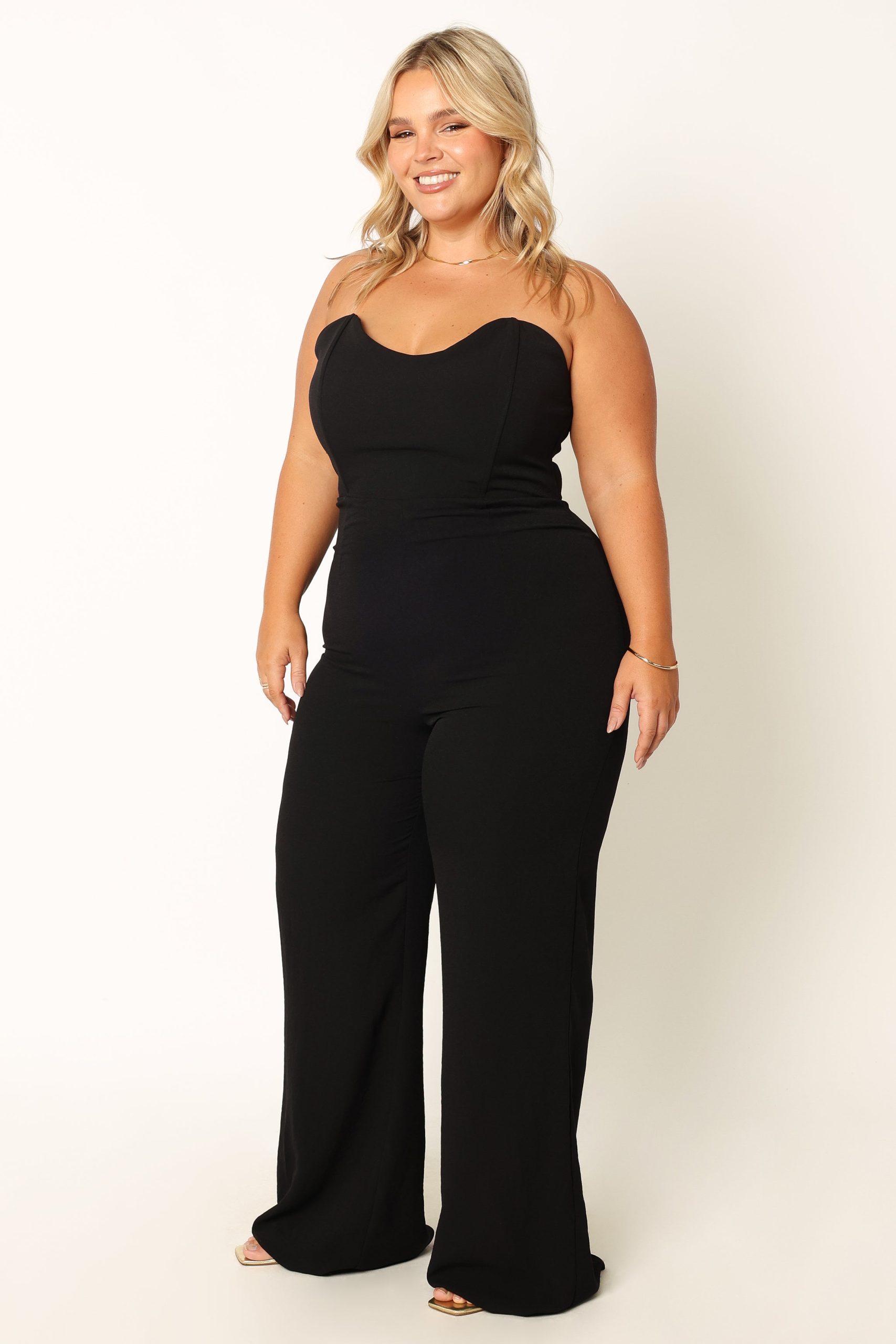 Nyla Sweetheart Jumpsuit - Black - Image 8