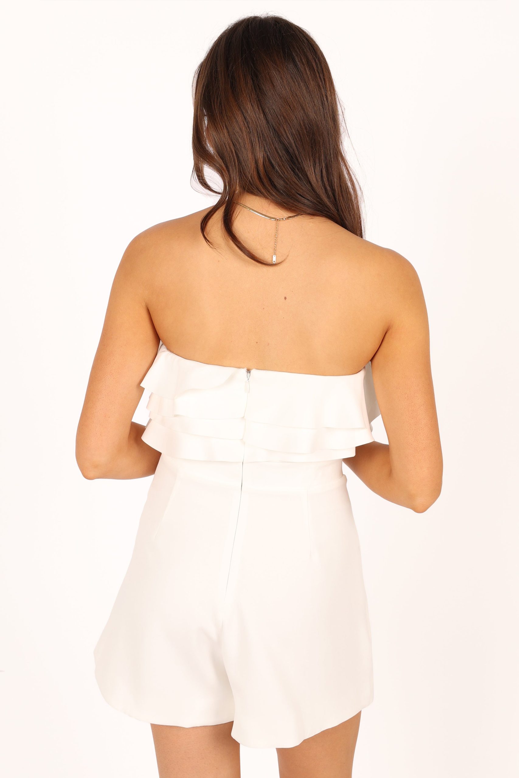Sookie Frill Romper - White - Image 6